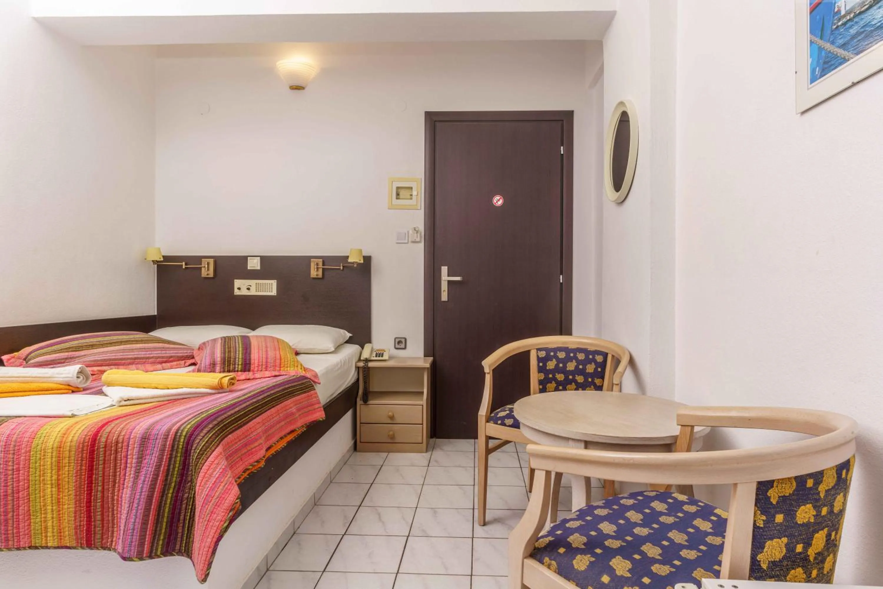 Bed in Alexander Beach Hotel