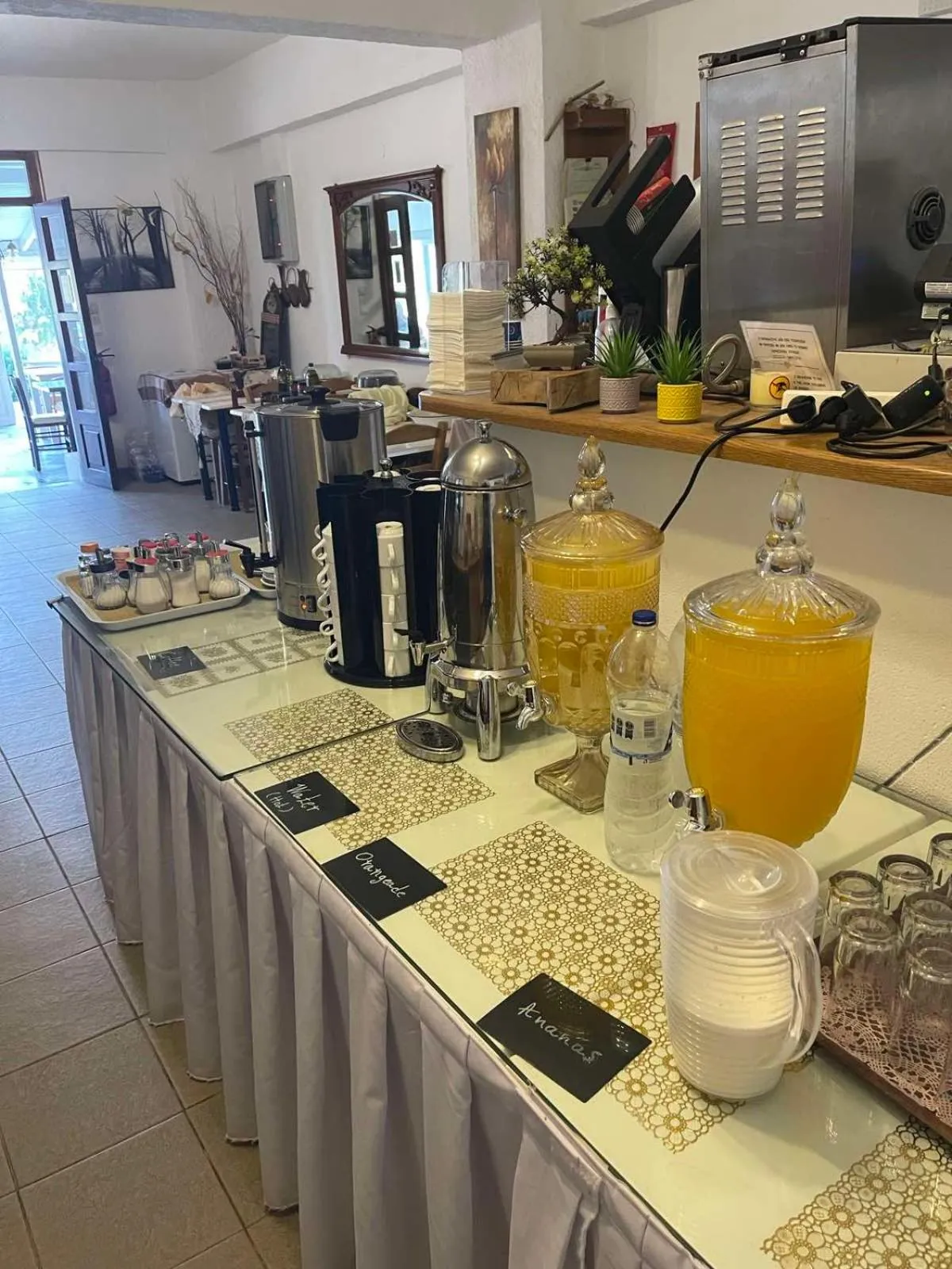 Buffet breakfast in Alexander Beach Hotel