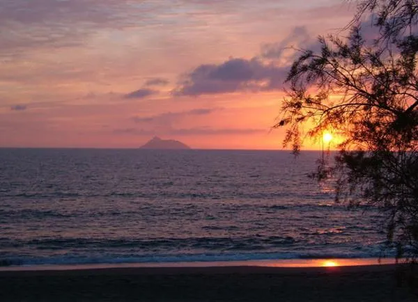 Sunset in Alexander Beach Hotel