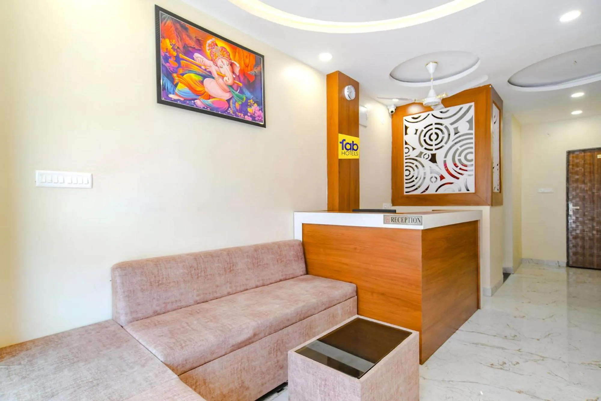 Lobby or reception in FabHotel Atharv