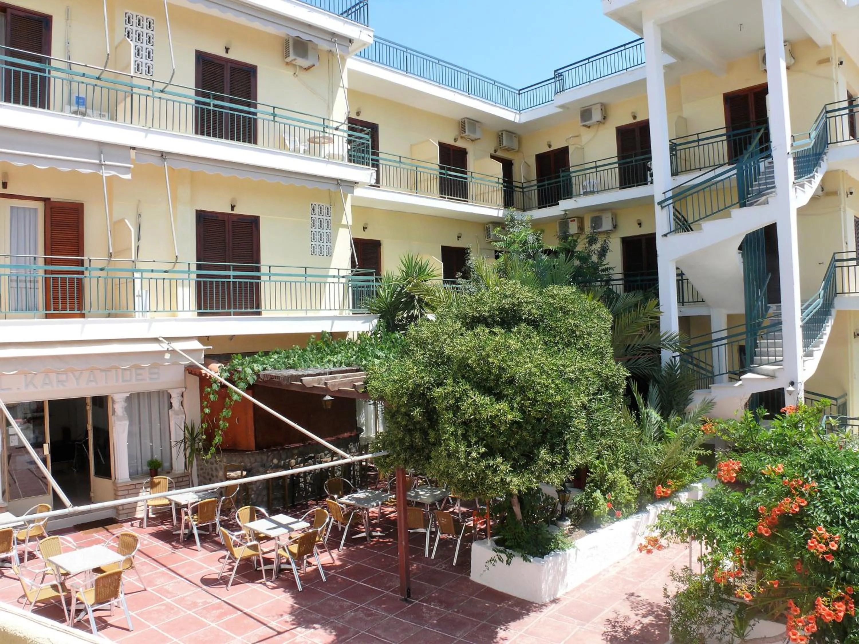 Property building in Hotel Karyatides