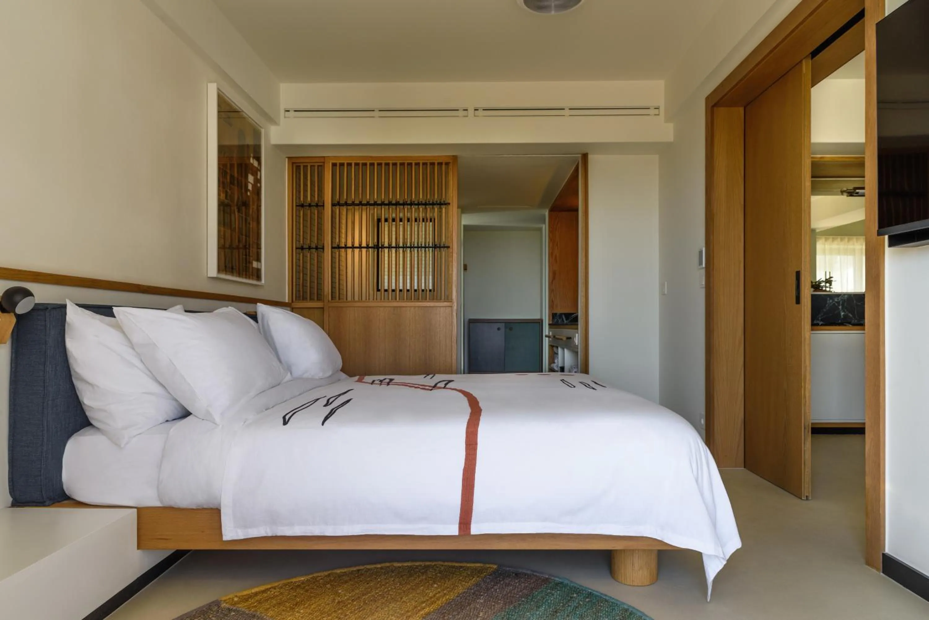 Bedroom, Bed in Ace Hotel & Swim Club Athens