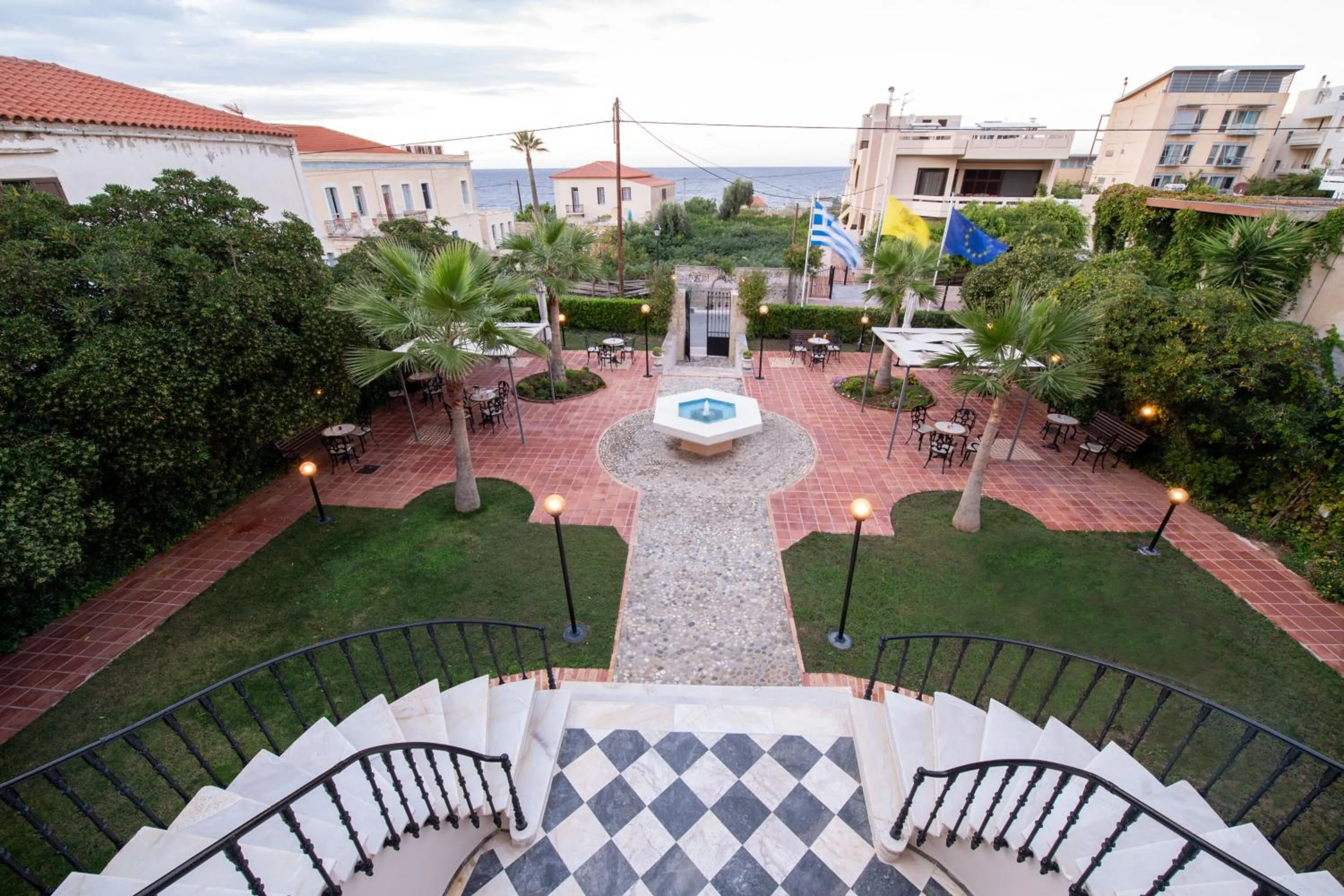Balcony/Terrace in Halepa Hotel