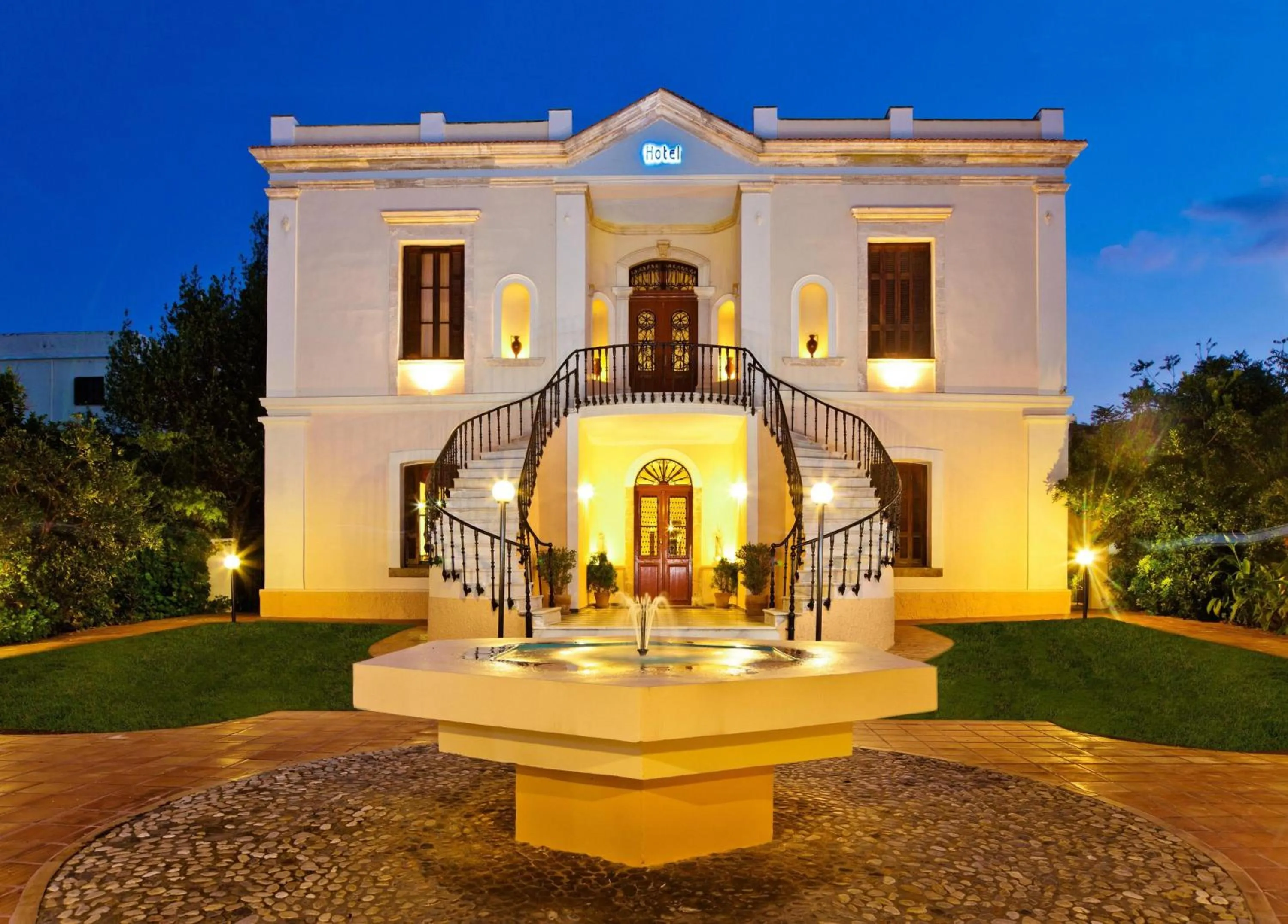 Bird's eye view in Halepa Hotel