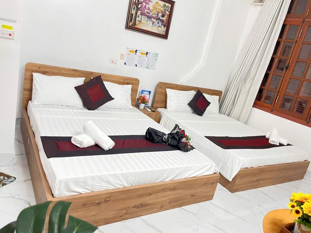Bed in Okaeri Homestay