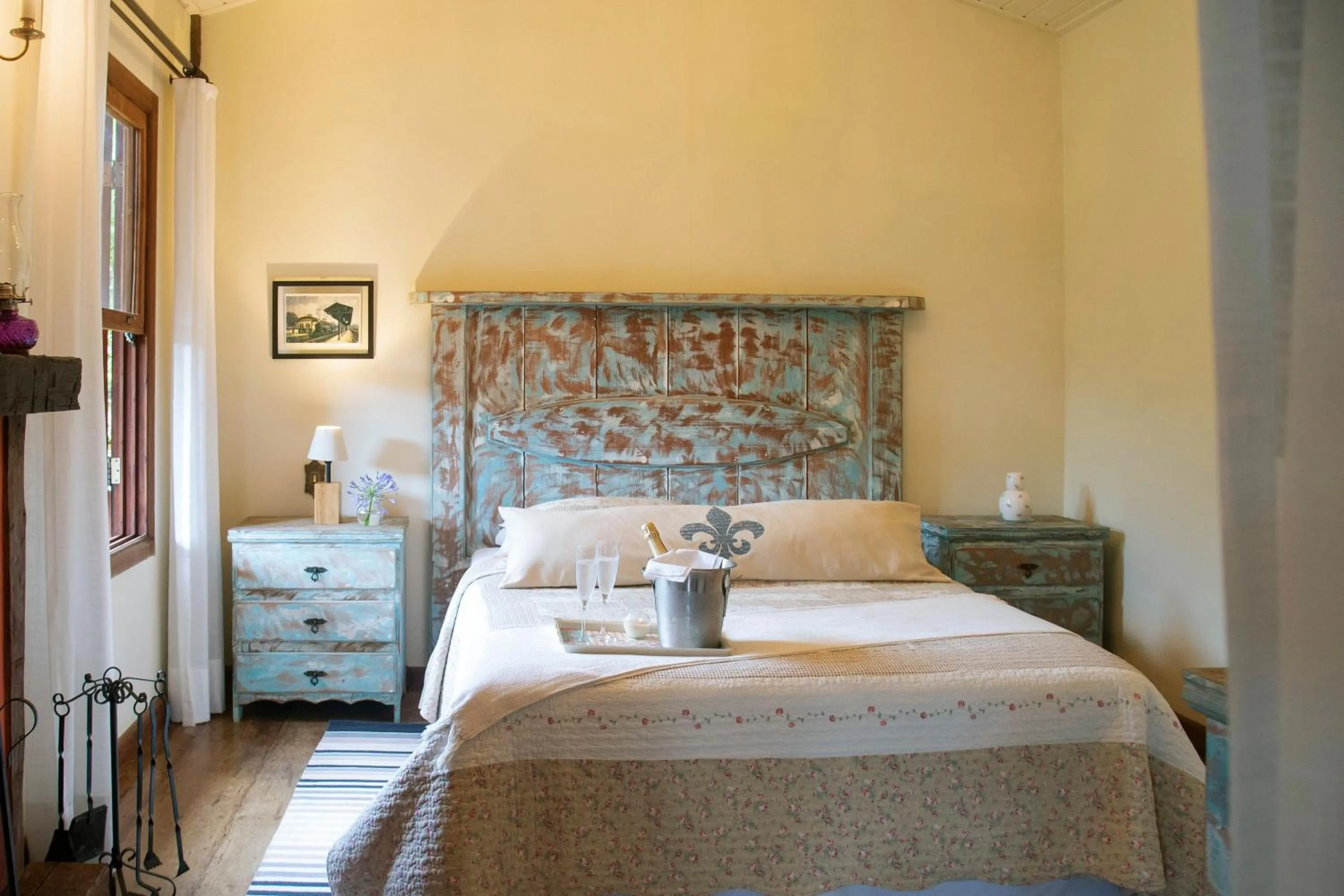 Bed in Pousada Terra Crua