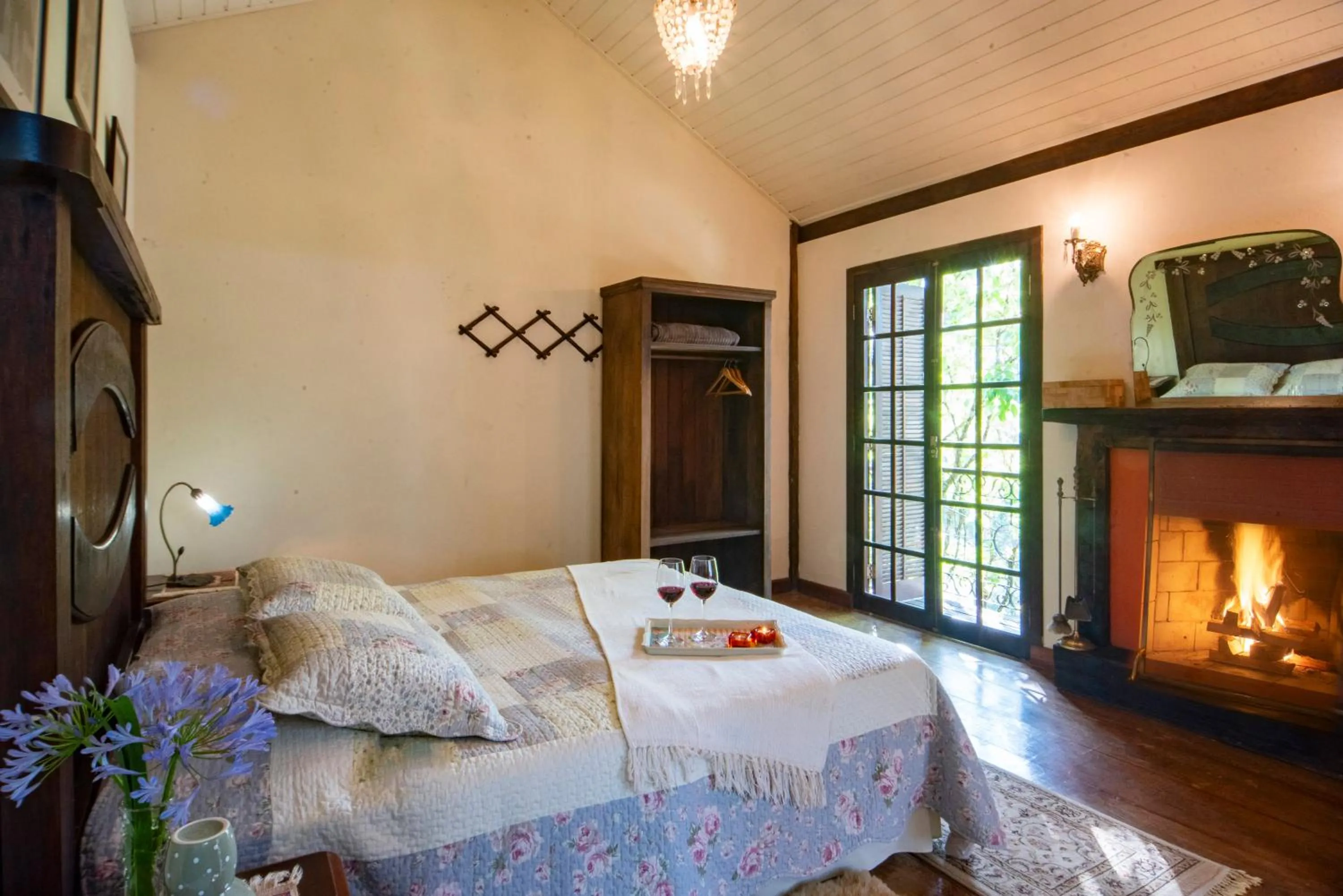 Bed in Pousada Terra Crua