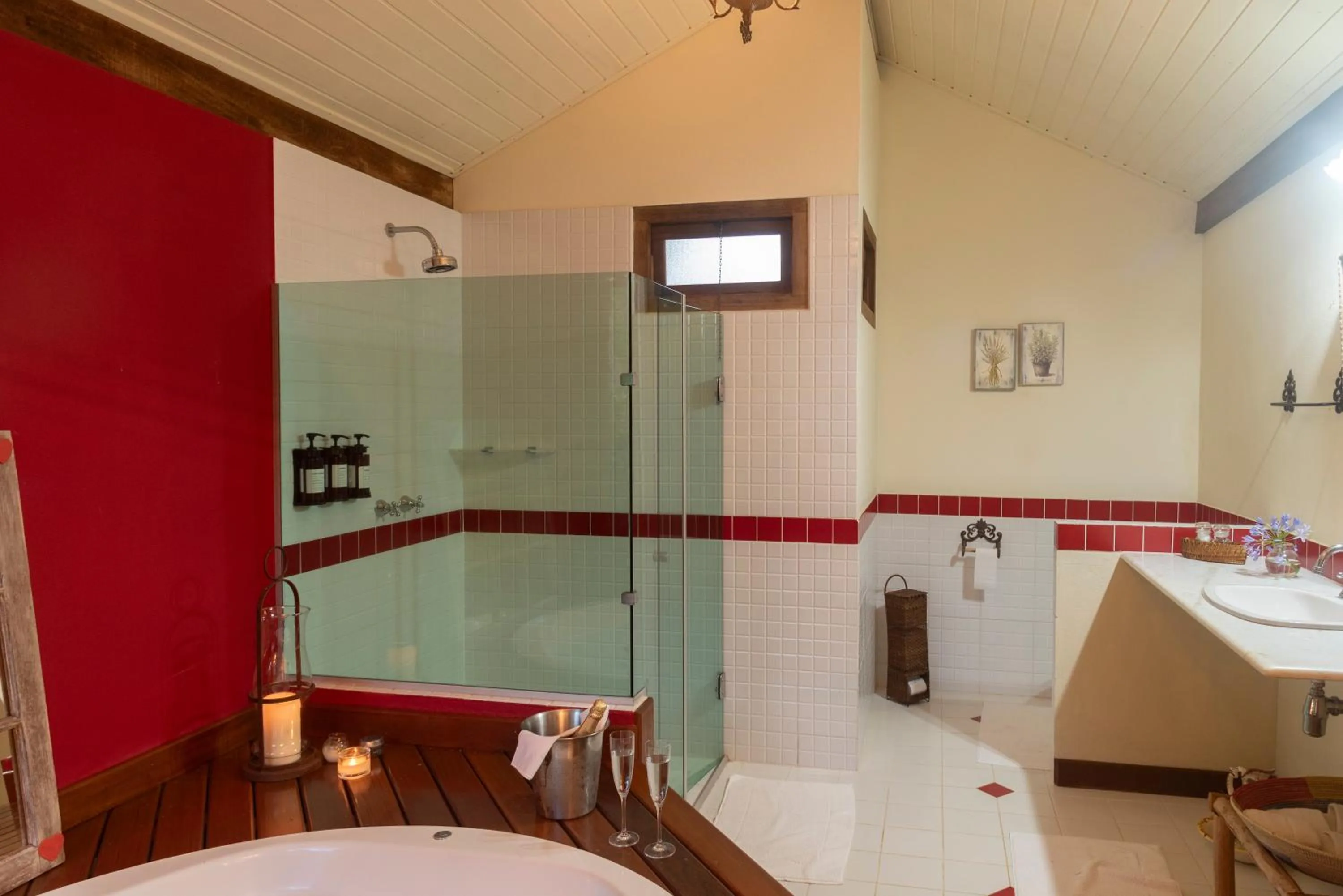 Shower in Pousada Terra Crua