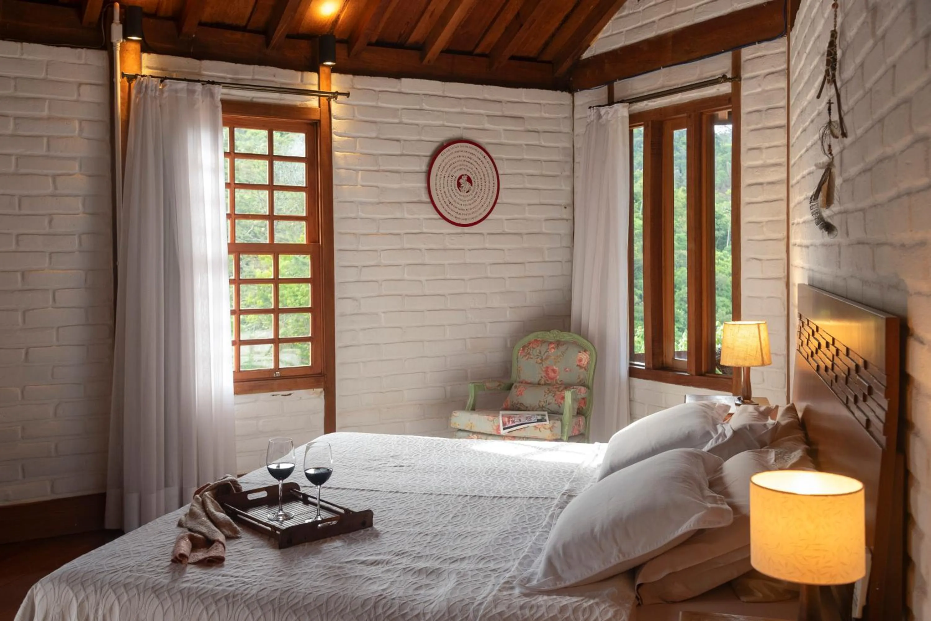 Bed in Pousada Terra Crua