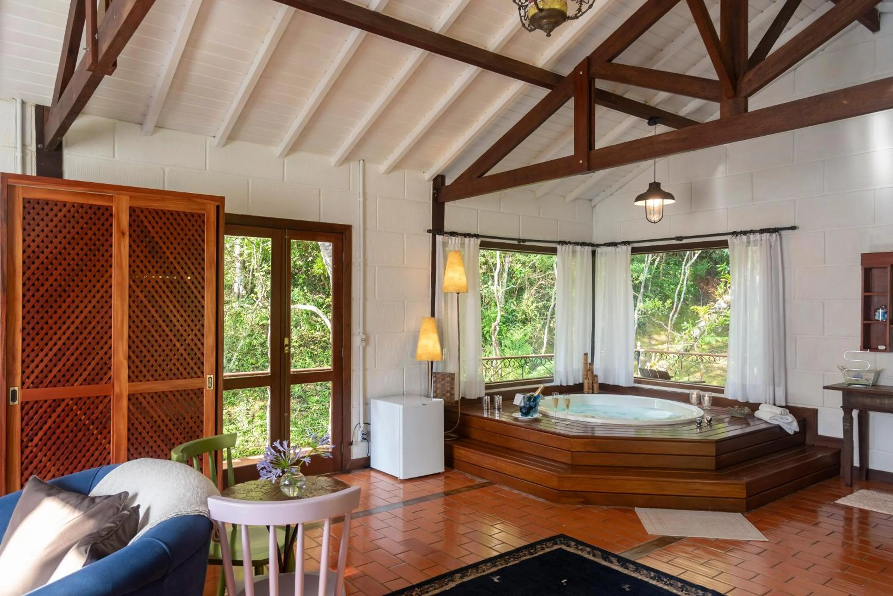 Hot Tub in Pousada Terra Crua