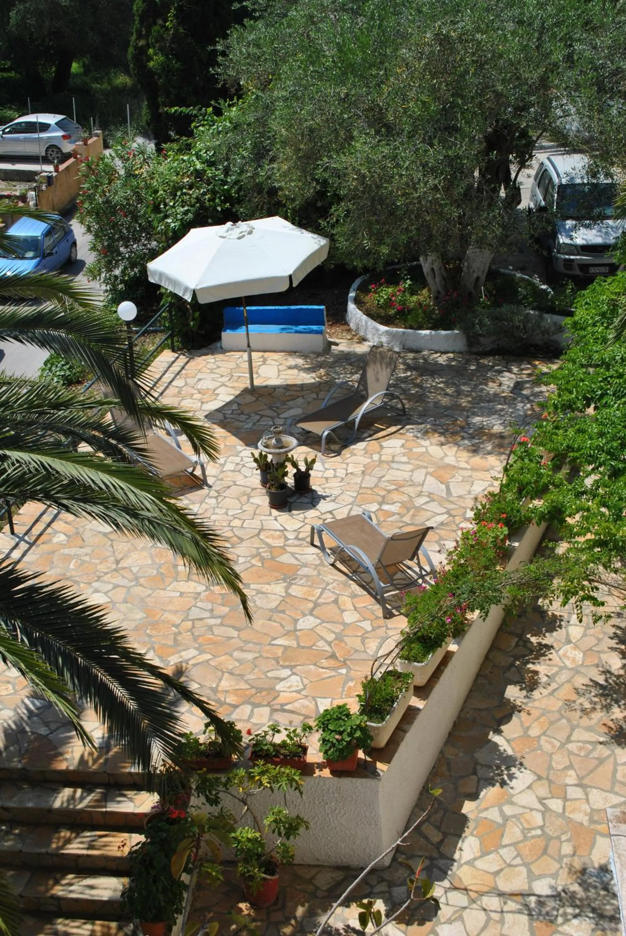 Patio in Hotel Helios Splendid