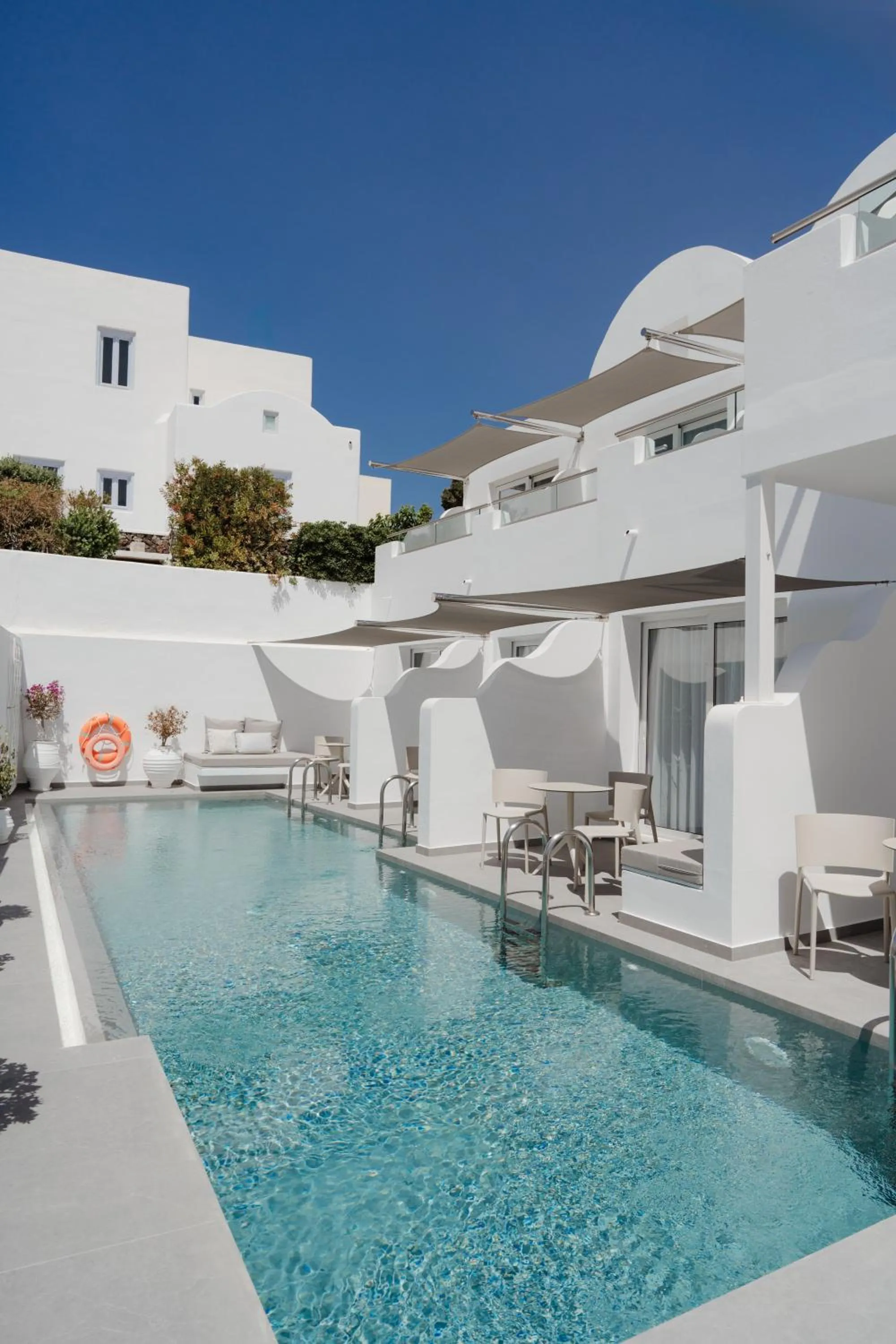 Pool view in Aressana Spa Hotel & Suites - Small Luxury Hotels of the World