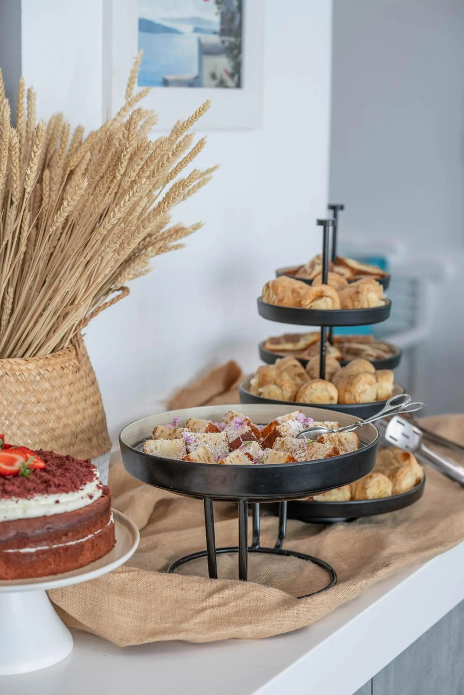 Buffet breakfast in Aressana Spa Hotel & Suites - Small Luxury Hotels of the World