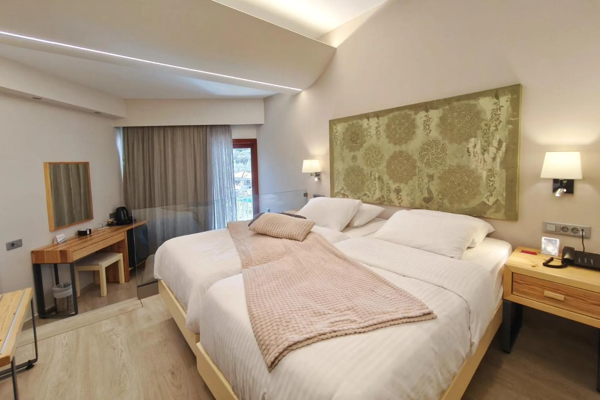 Bed in Hotel Europa Olympia