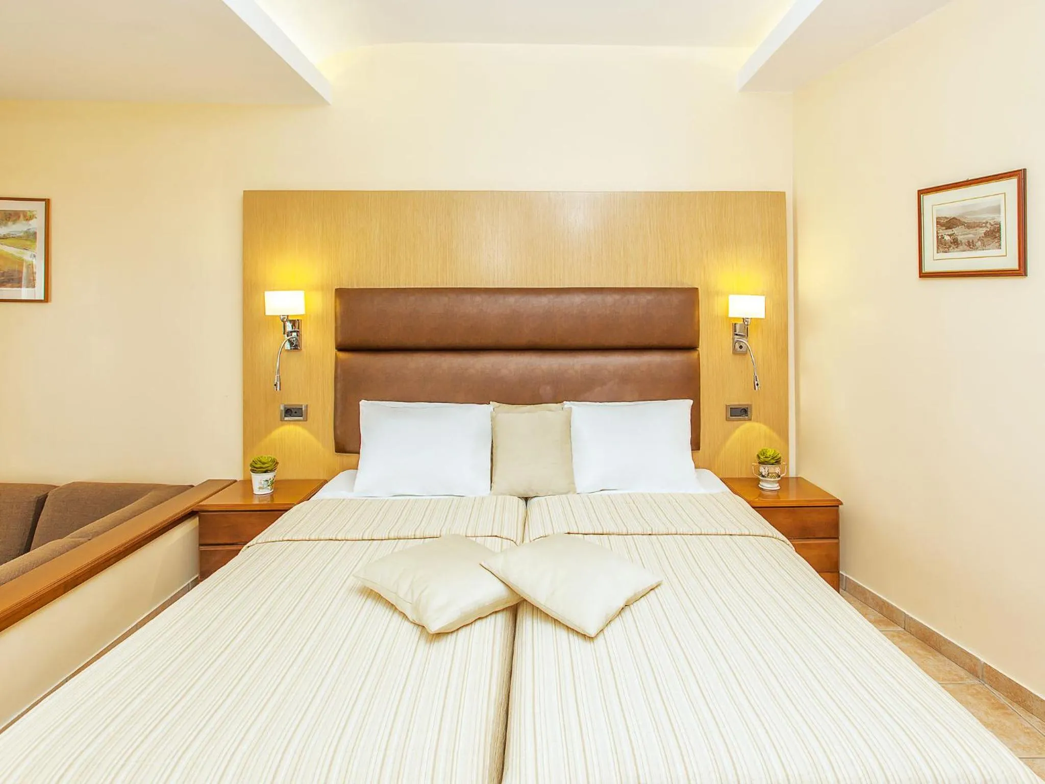 Bed in Hotel Europa Olympia