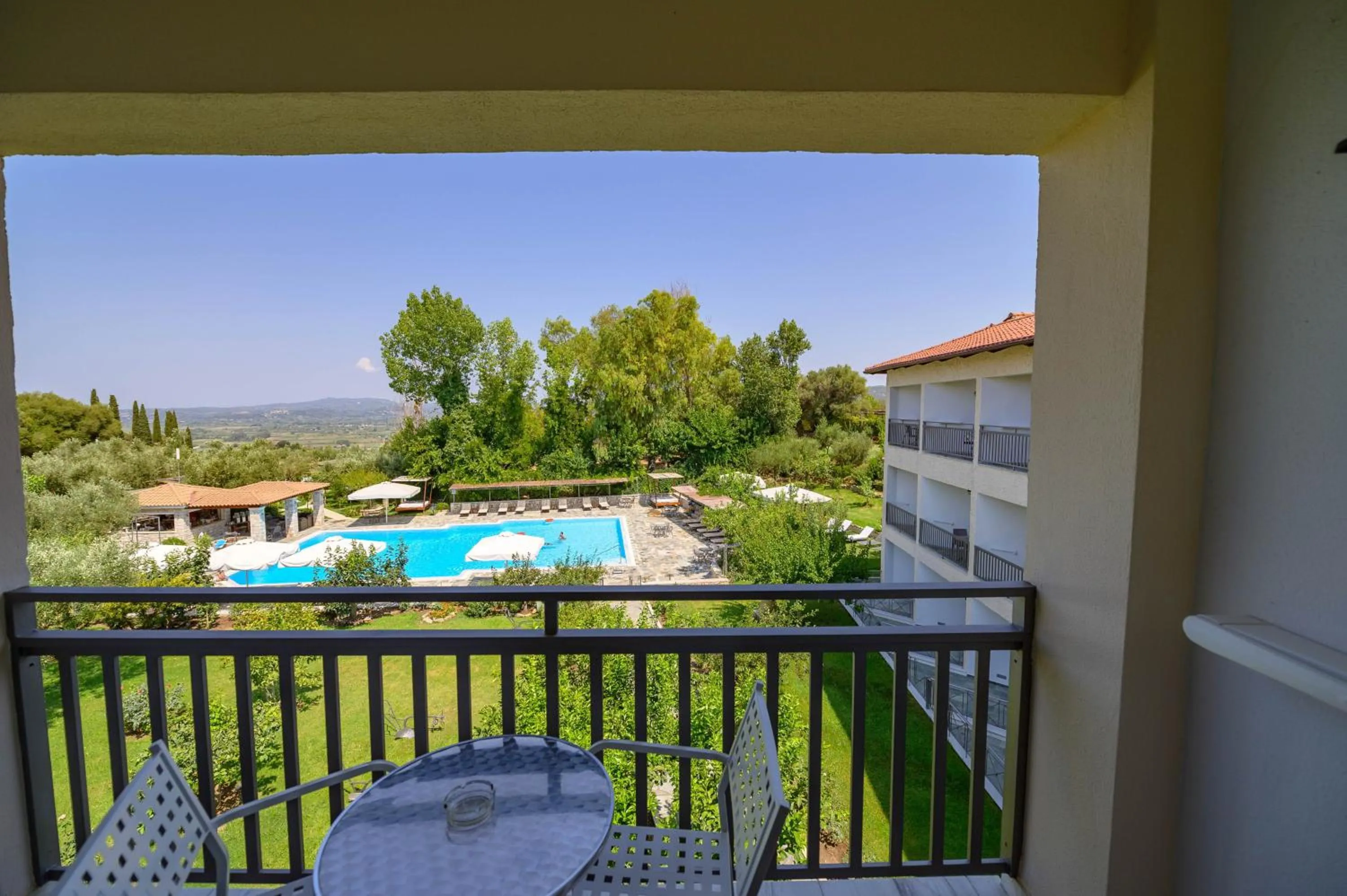 Balcony/Terrace in Hotel Europa Olympia