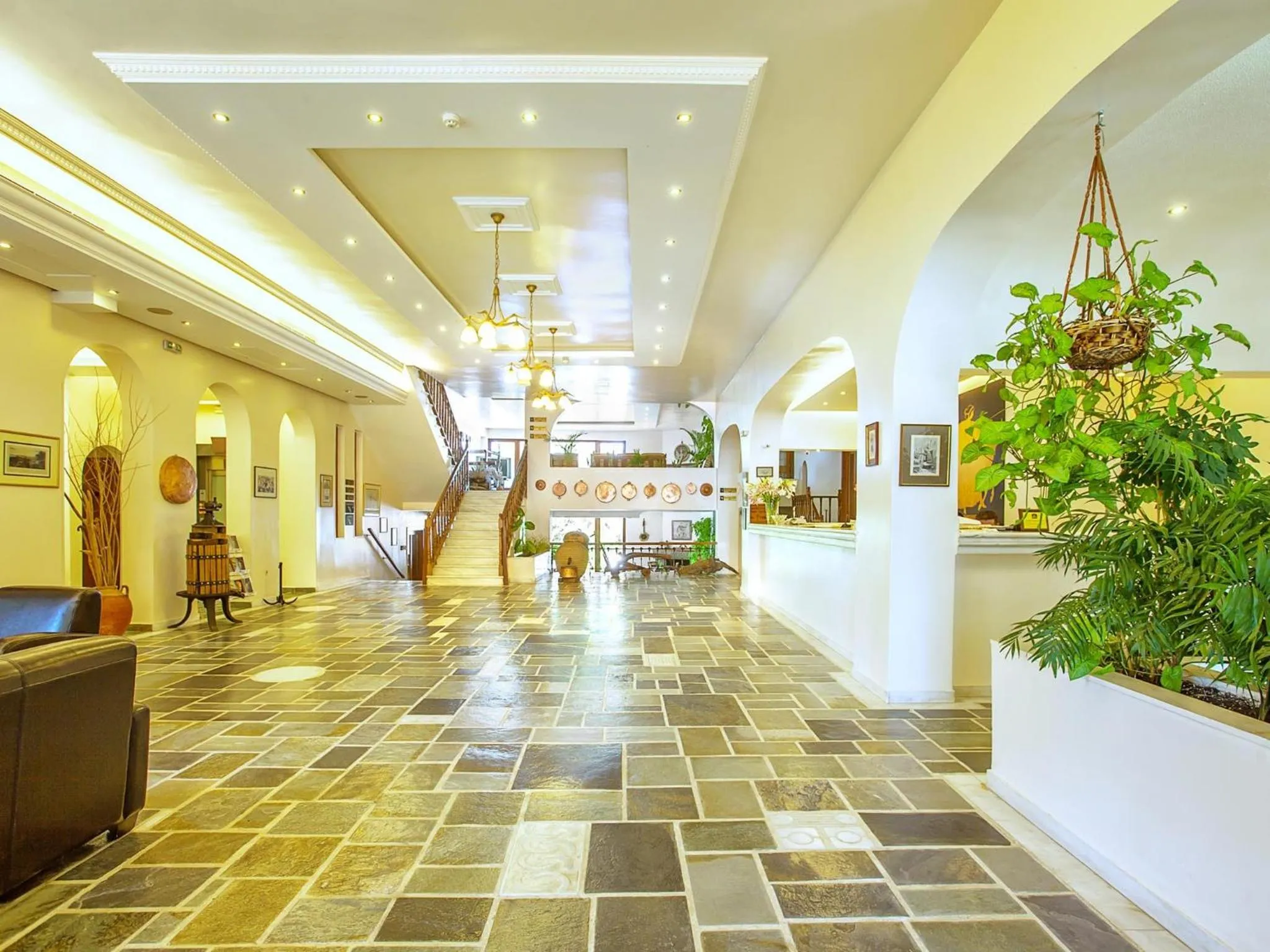 Lobby or reception in Hotel Europa Olympia