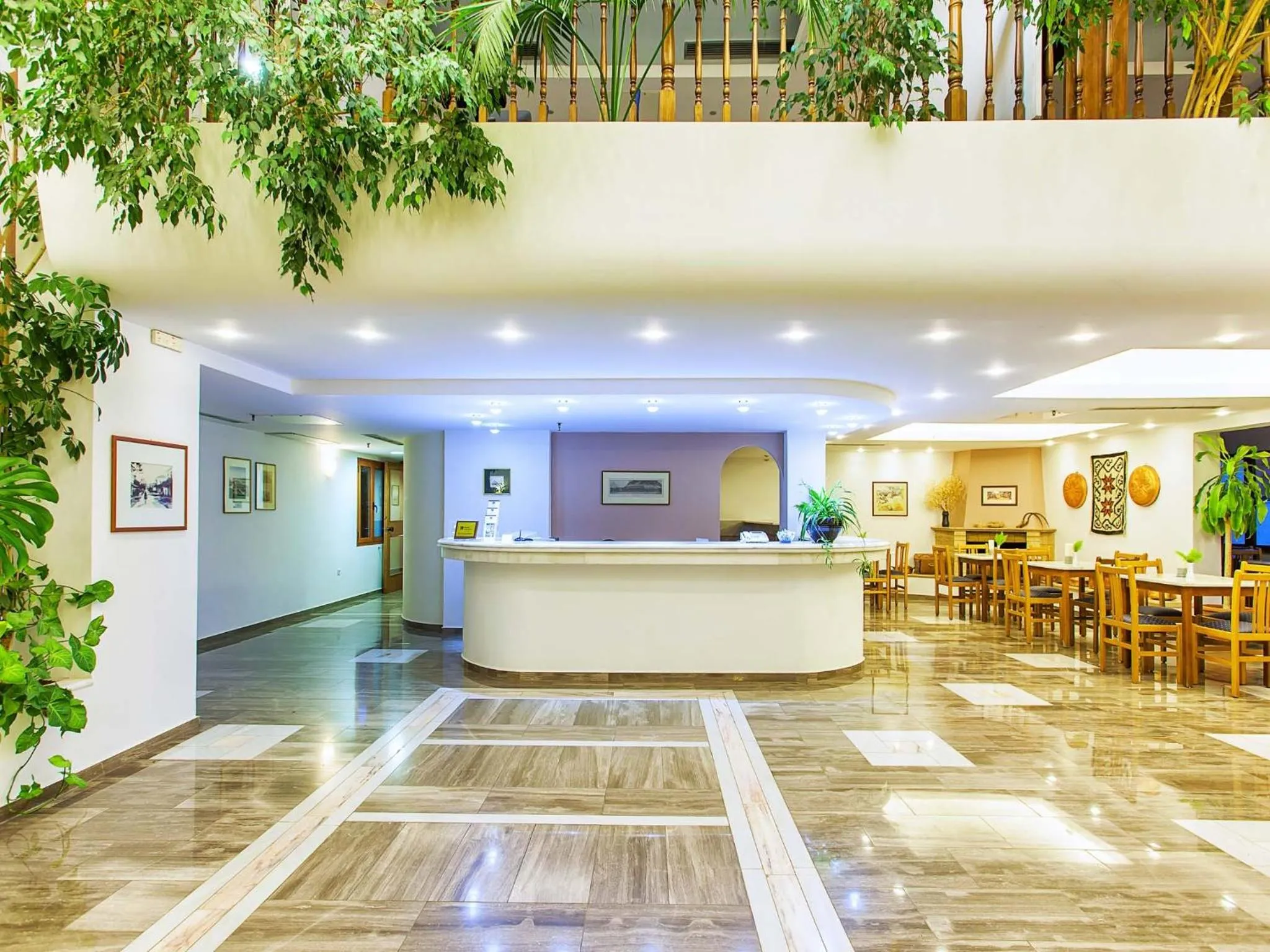 Lobby or reception in Hotel Europa Olympia