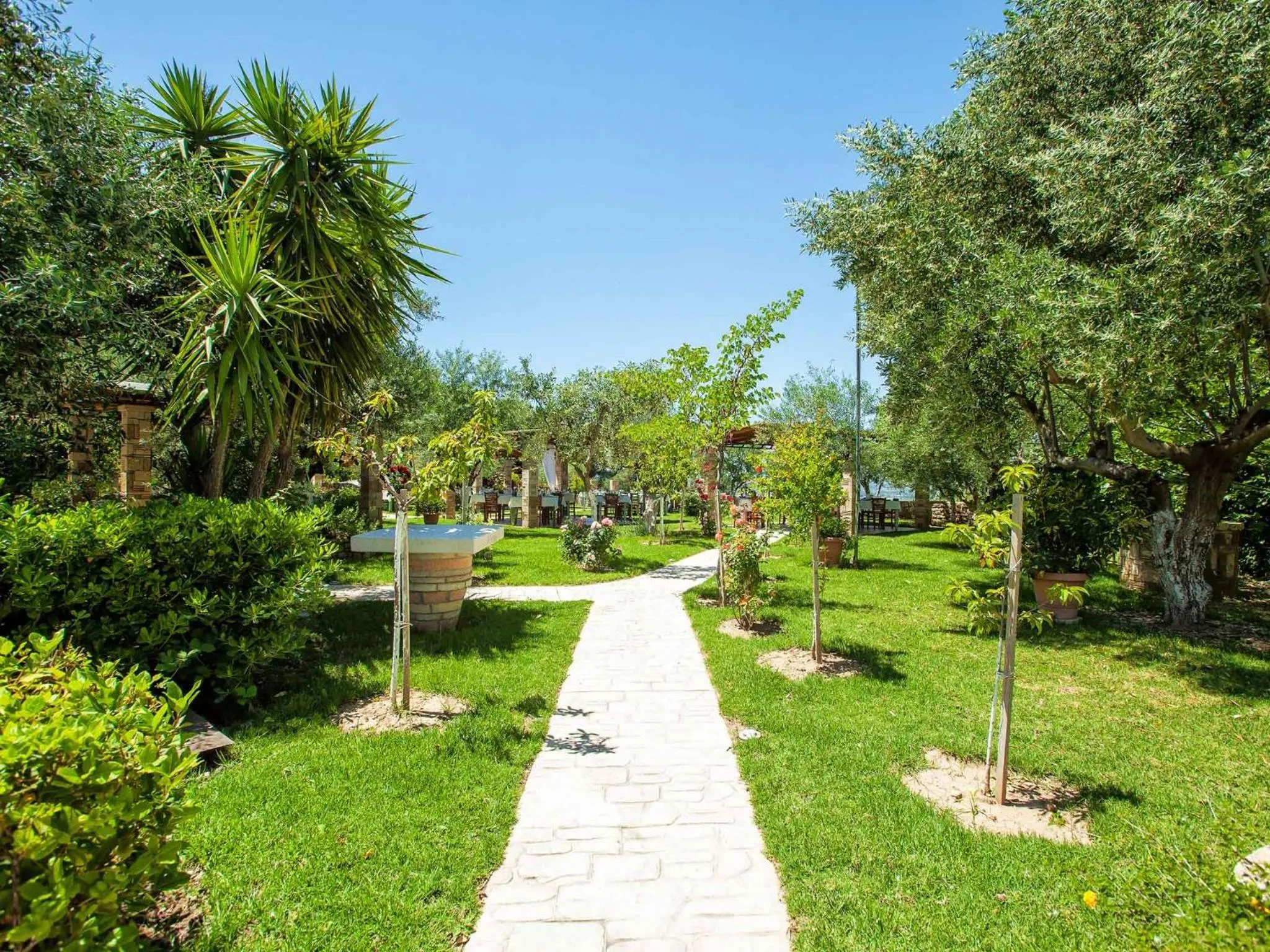 Garden in Hotel Europa Olympia