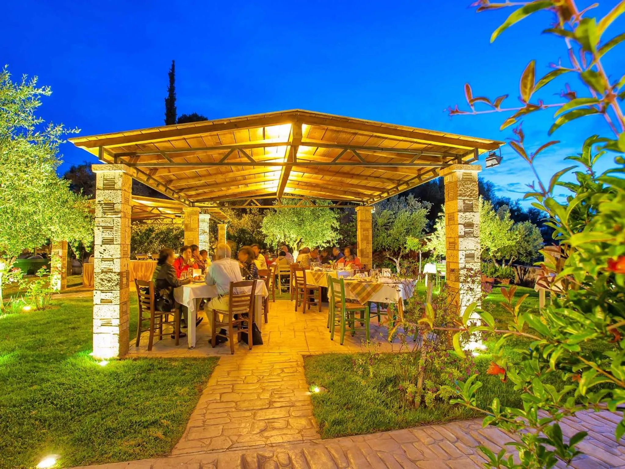 BBQ facilities in Hotel Europa Olympia