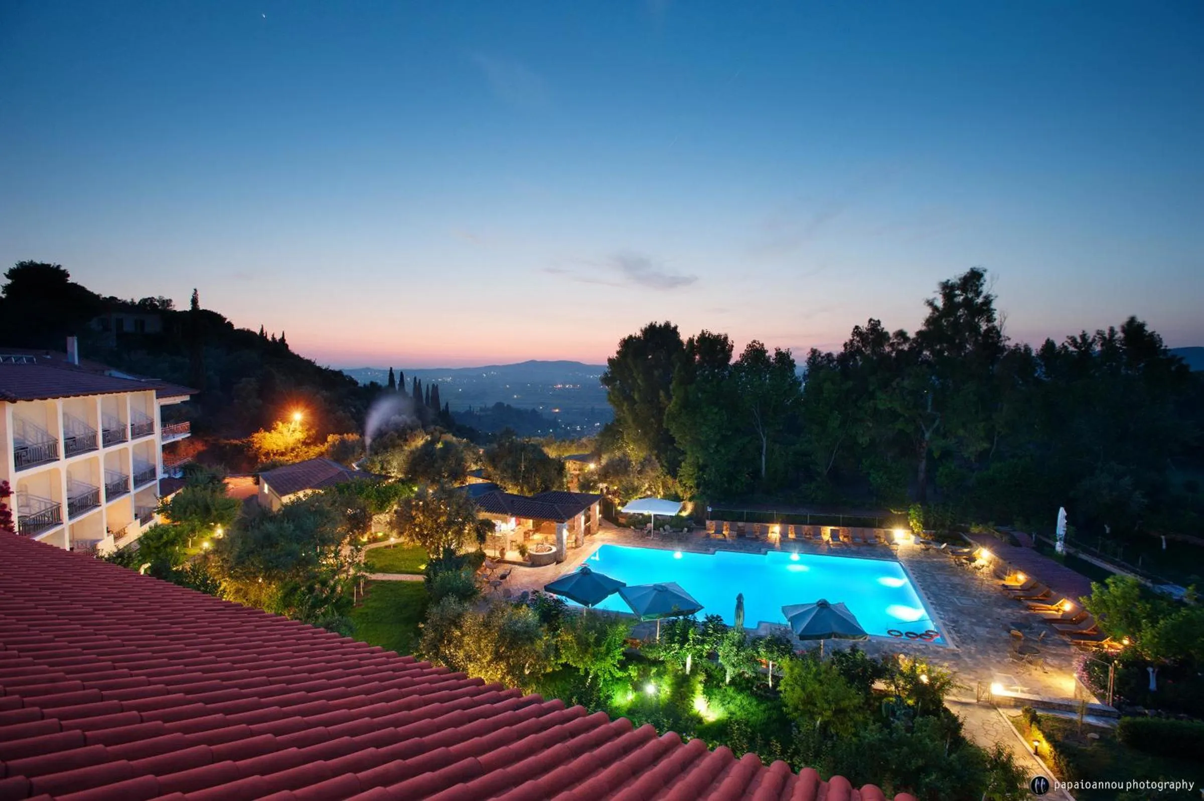 Sunset in Hotel Europa Olympia