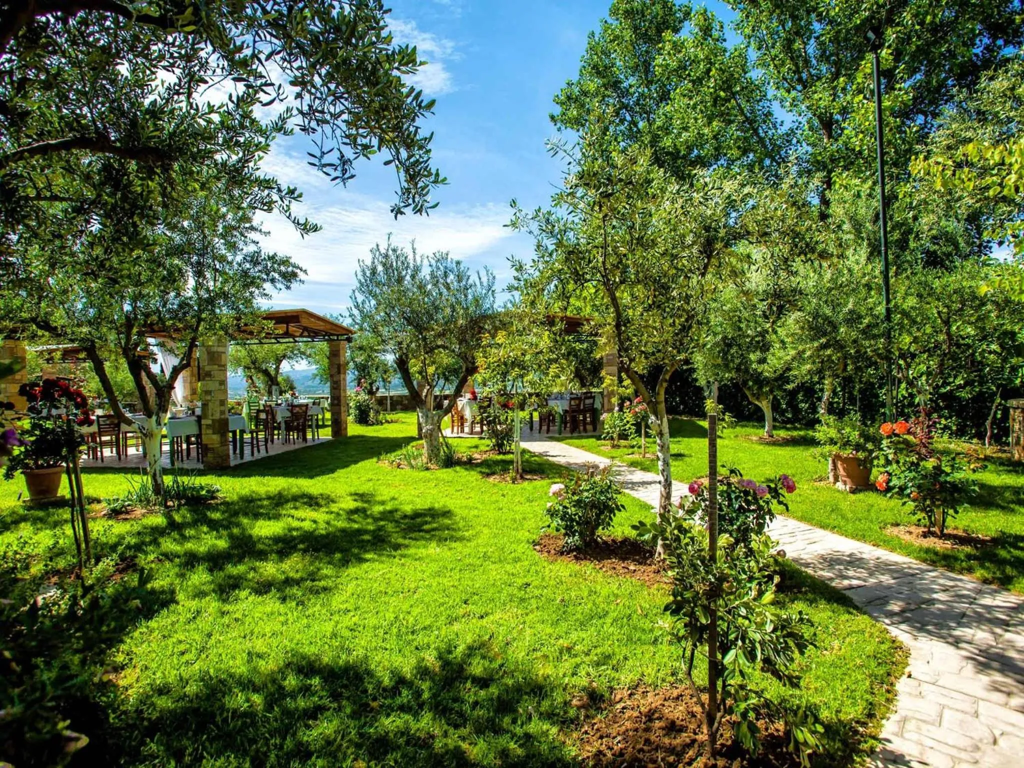 Garden in Hotel Europa Olympia