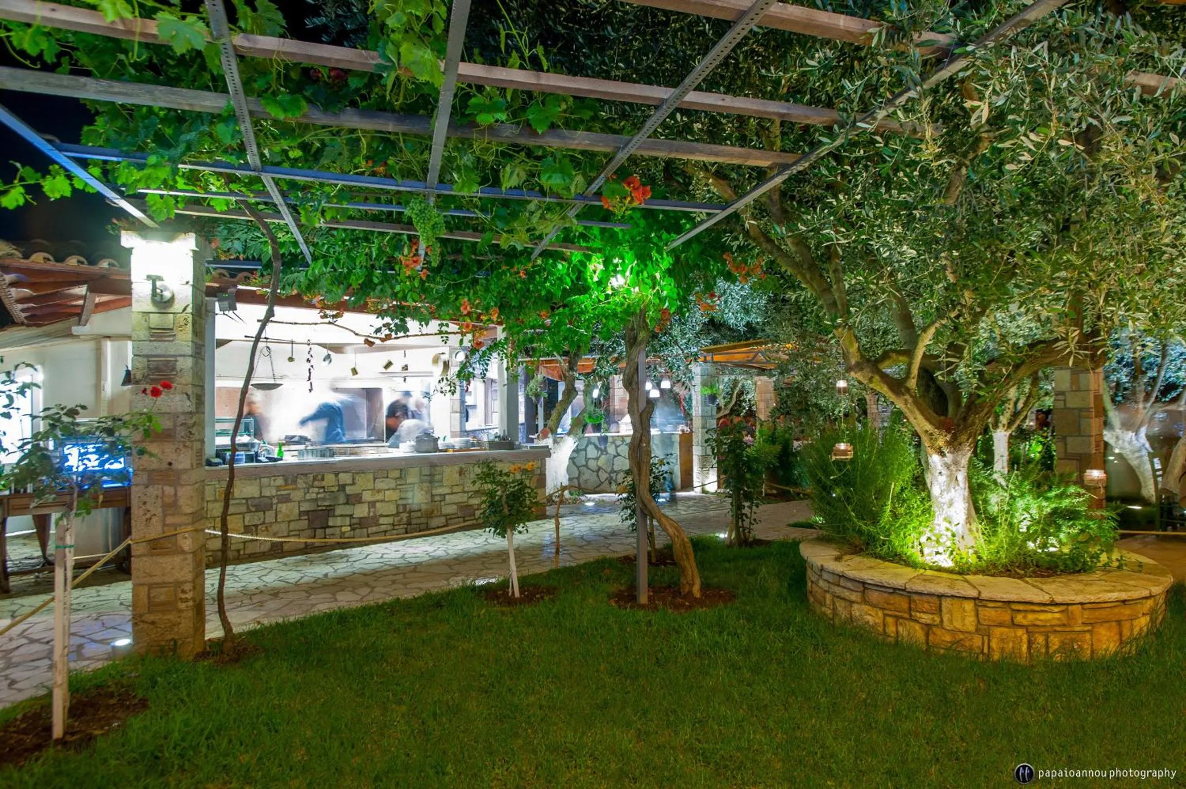 BBQ facilities in Hotel Europa Olympia