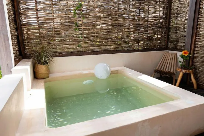 Swimming pool in CervecerIa Tulum Boutique Hotel & Beer Spa