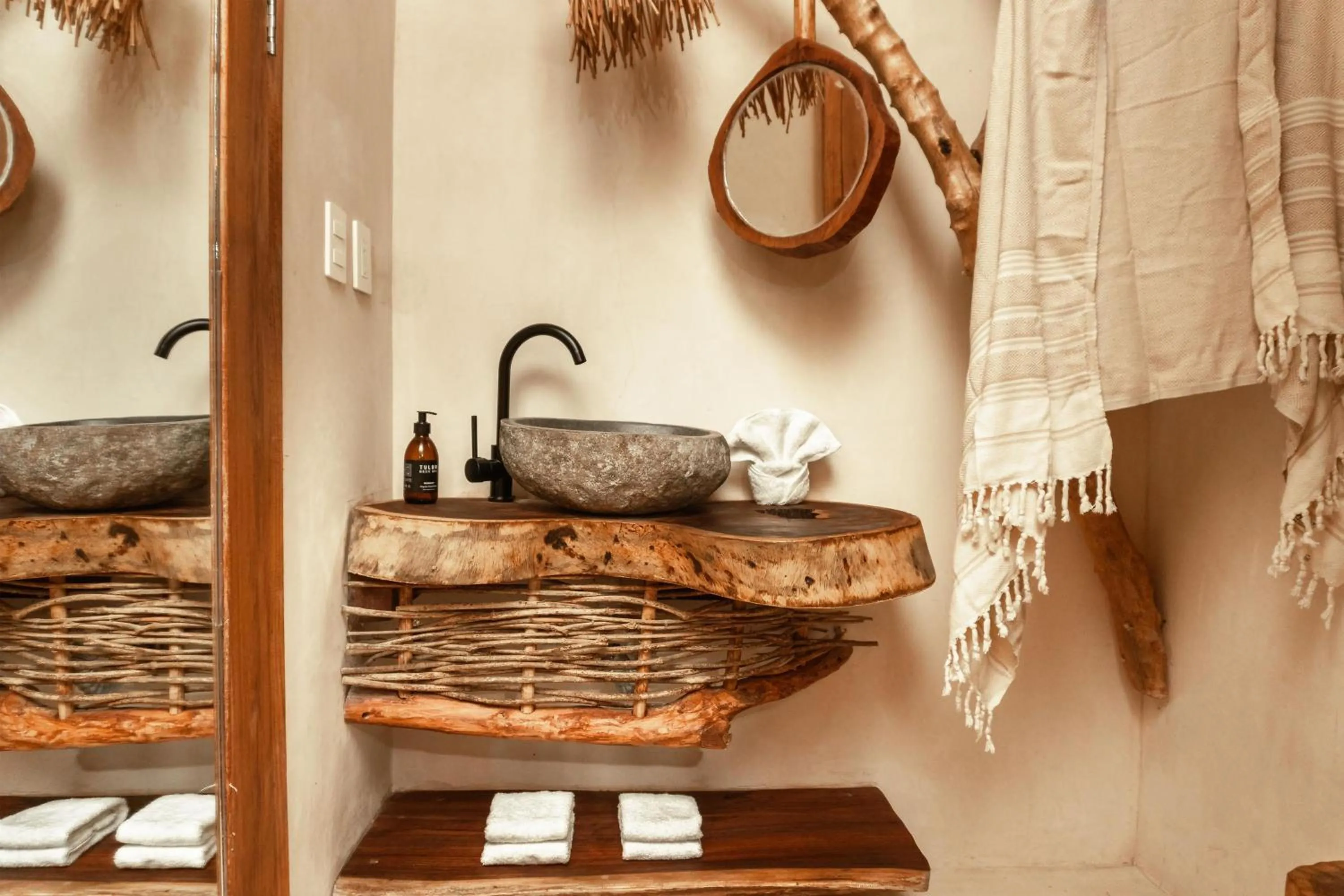 Bathroom in CervecerIa Tulum Boutique Hotel & Beer Spa