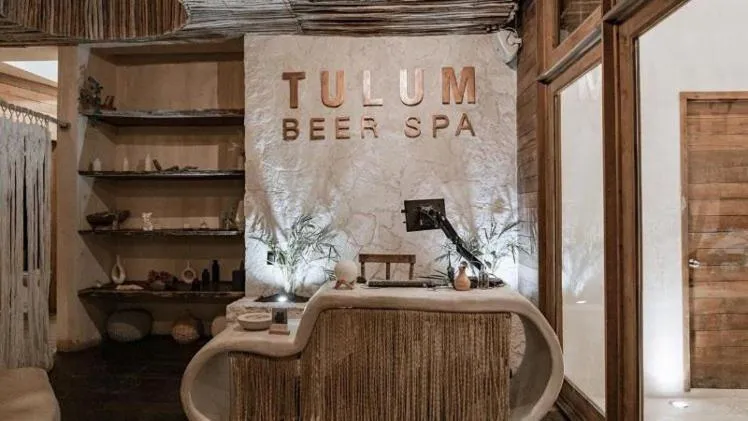 Property logo or sign in CervecerIa Tulum Boutique Hotel & Beer Spa