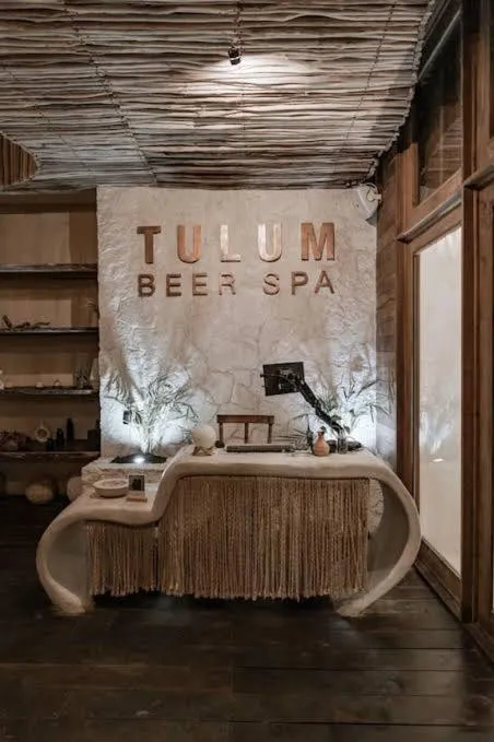 Lobby or reception in CervecerIa Tulum Boutique Hotel & Beer Spa