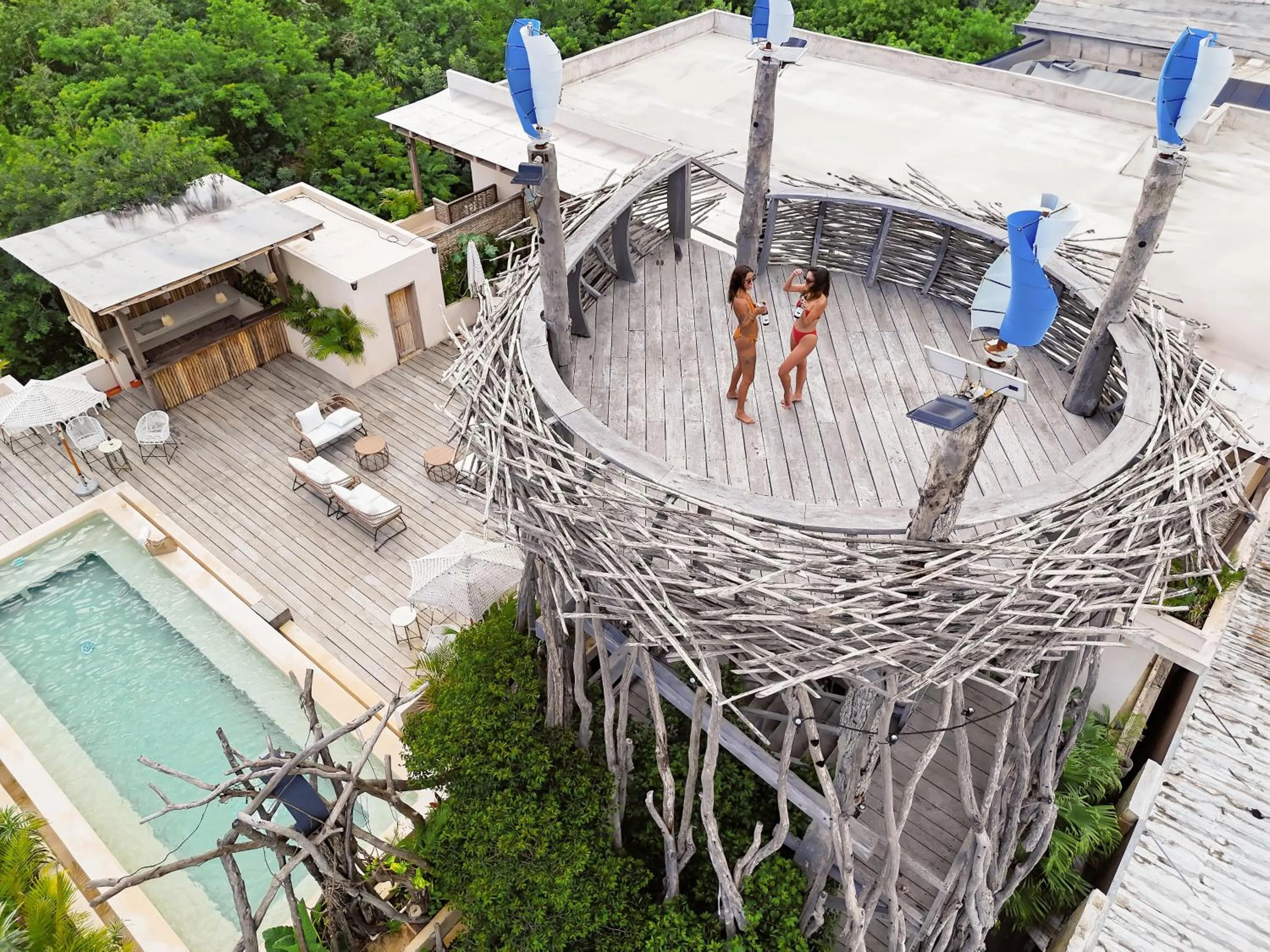 Balcony/Terrace in Tulum Brew House Hotel - Adults Only