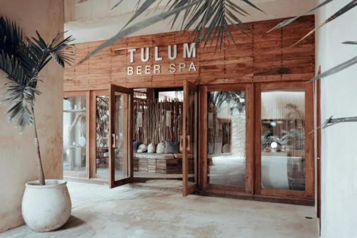 Lobby or reception in CervecerIa Tulum Boutique Hotel & Beer Spa