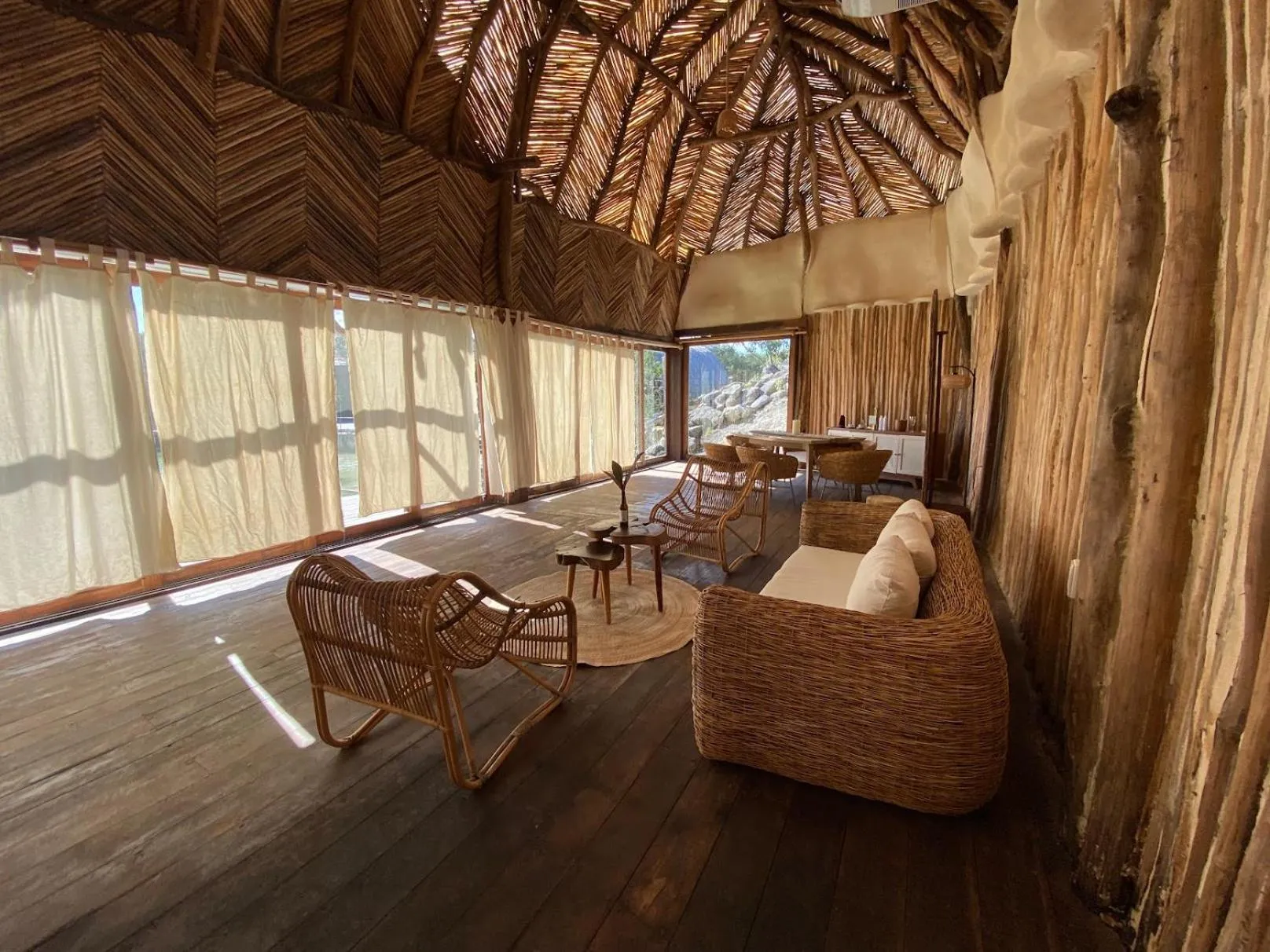 Living room in CervecerIa Tulum Boutique Hotel & Beer Spa