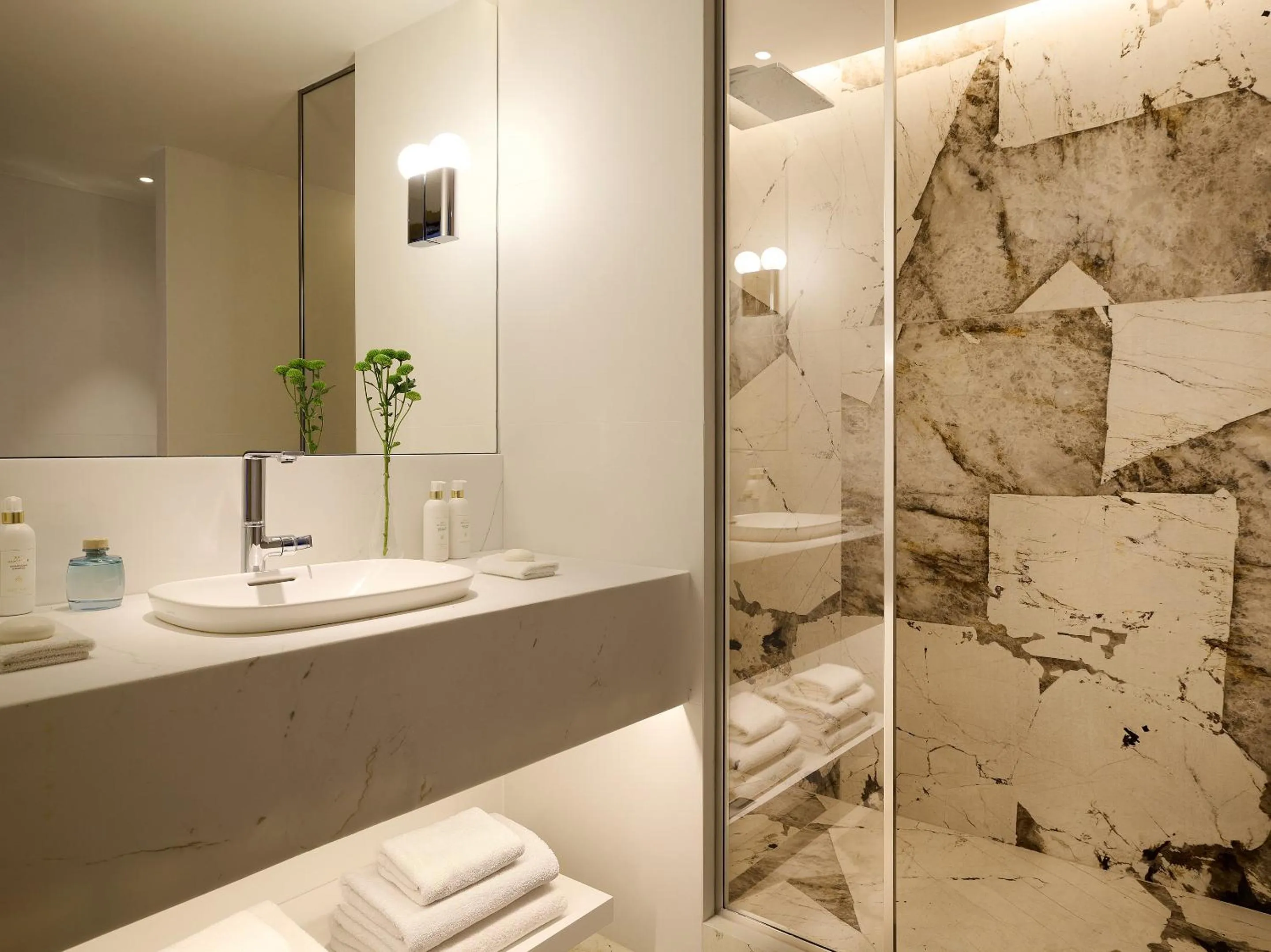 Bathroom in Vouliagmeni Suites