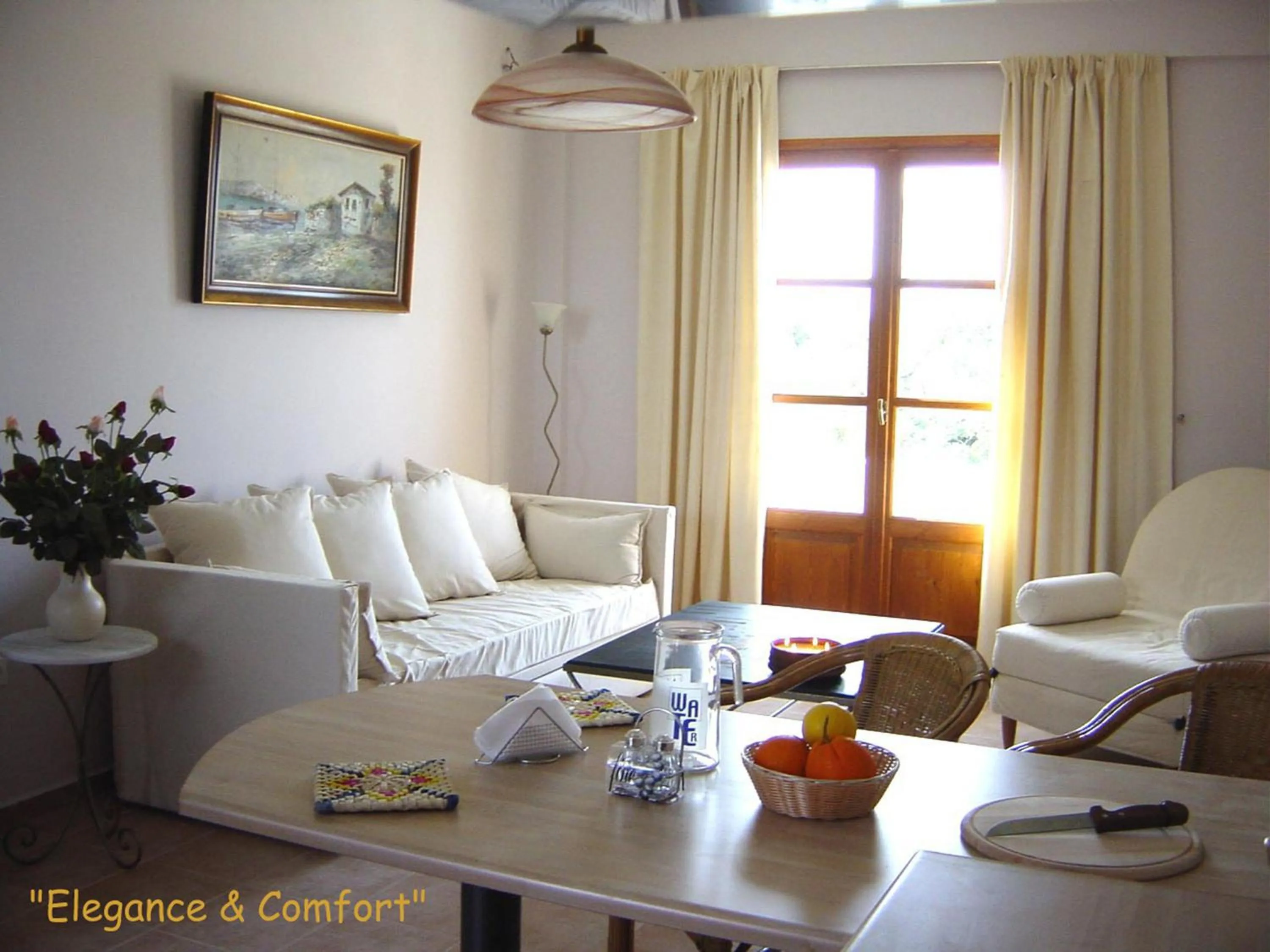 Living room in Amazones Village Suites