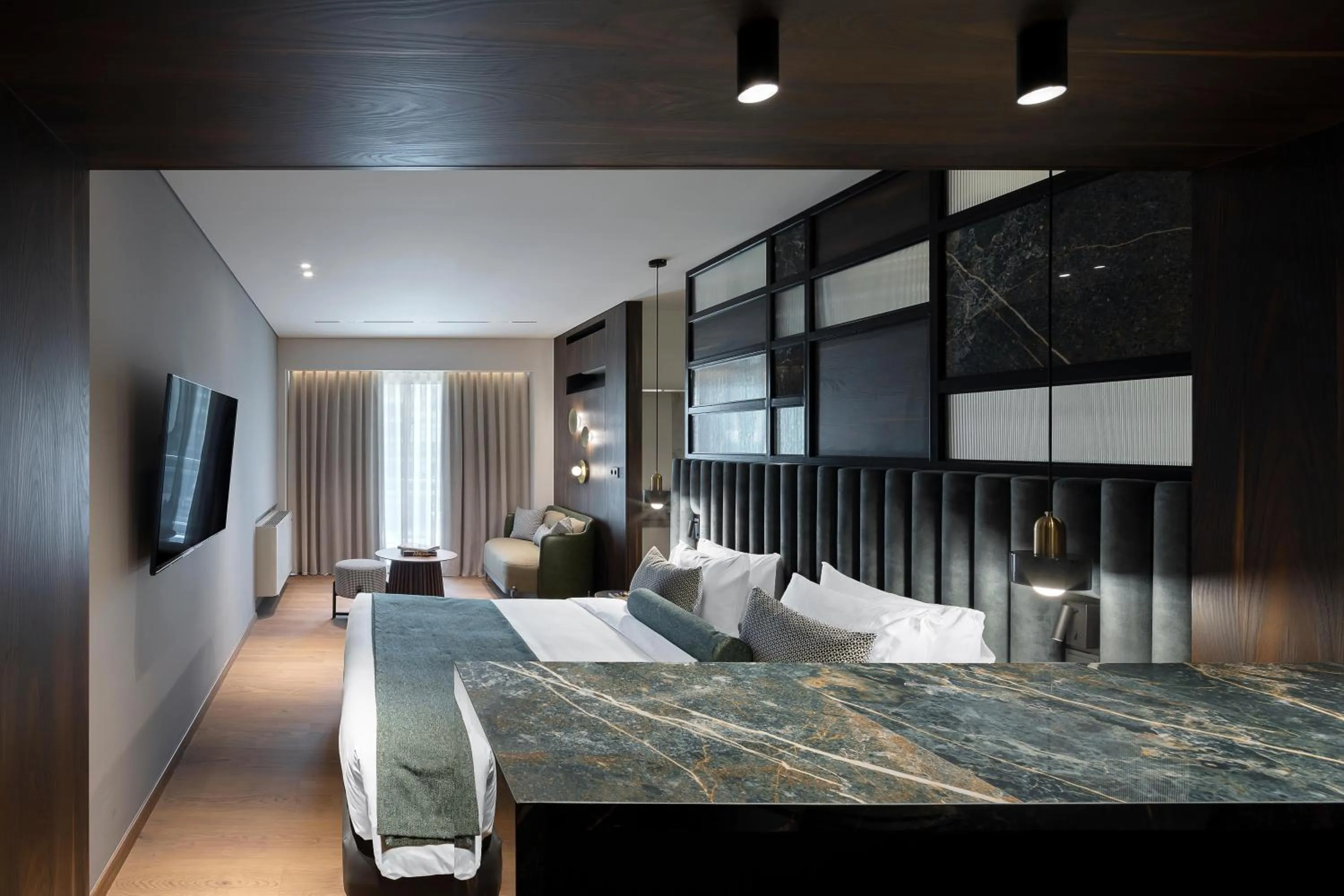 Photo of the whole room, Bed in The Stanley