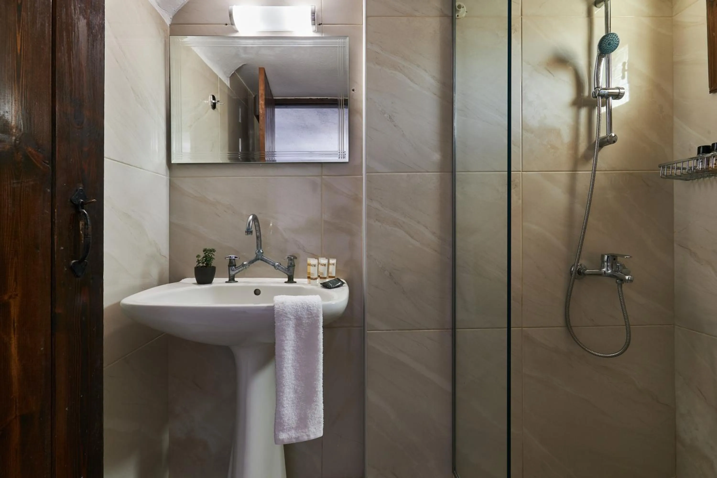 Bathroom in Mila Malia Studios Hotel