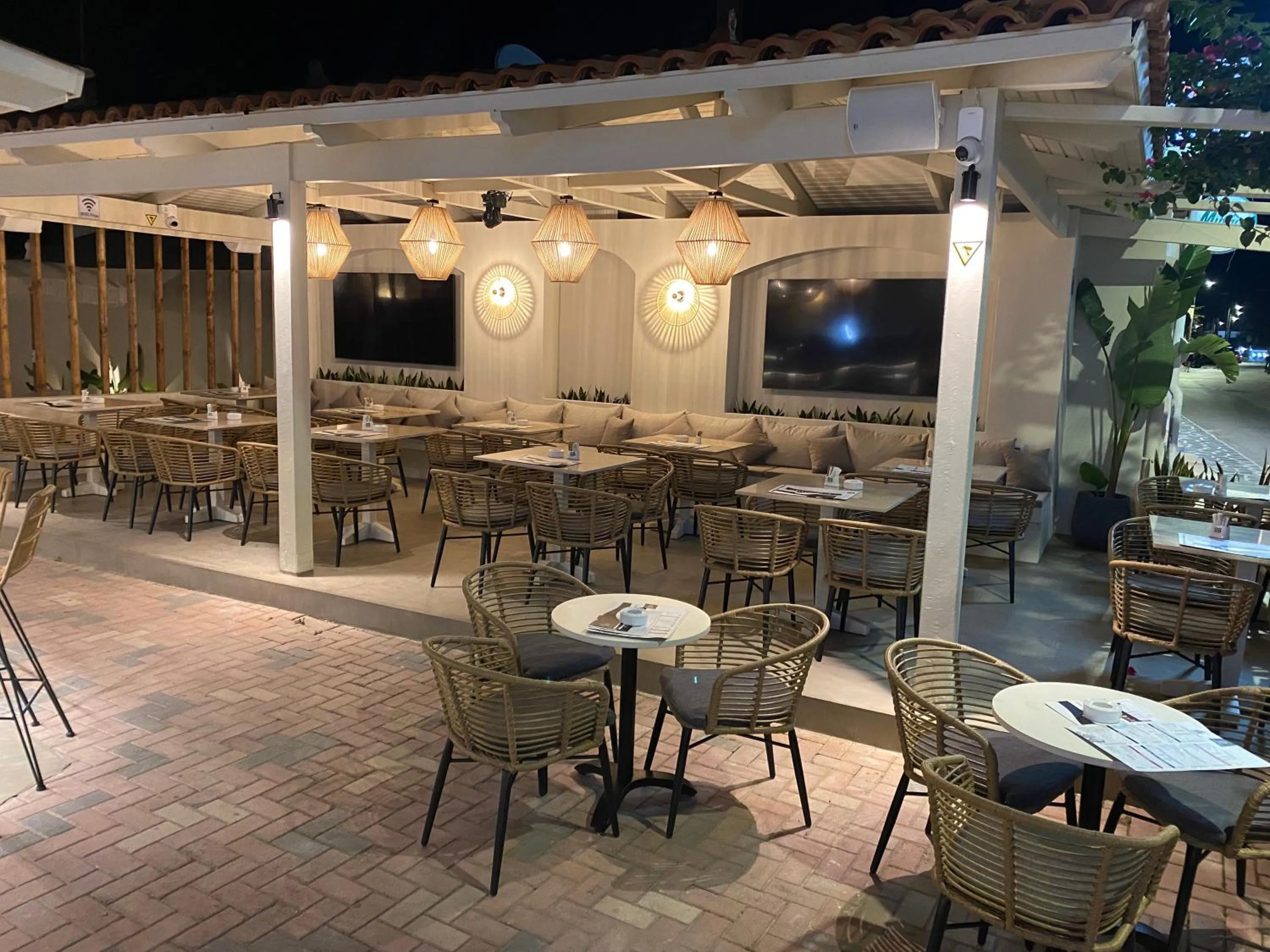 Lounge or bar in Mila Malia Studios Hotel