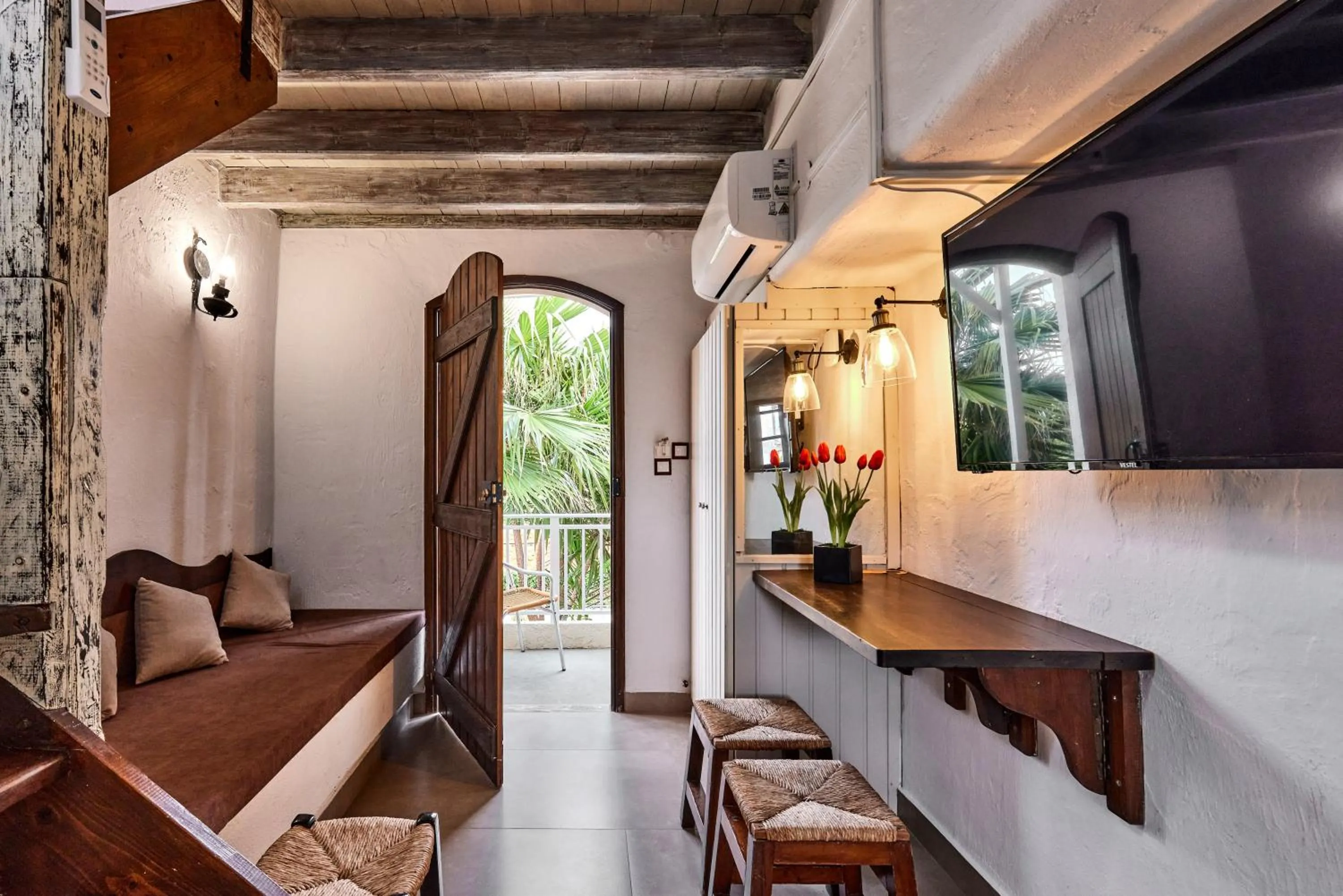 Living room in Mila Malia Studios Hotel