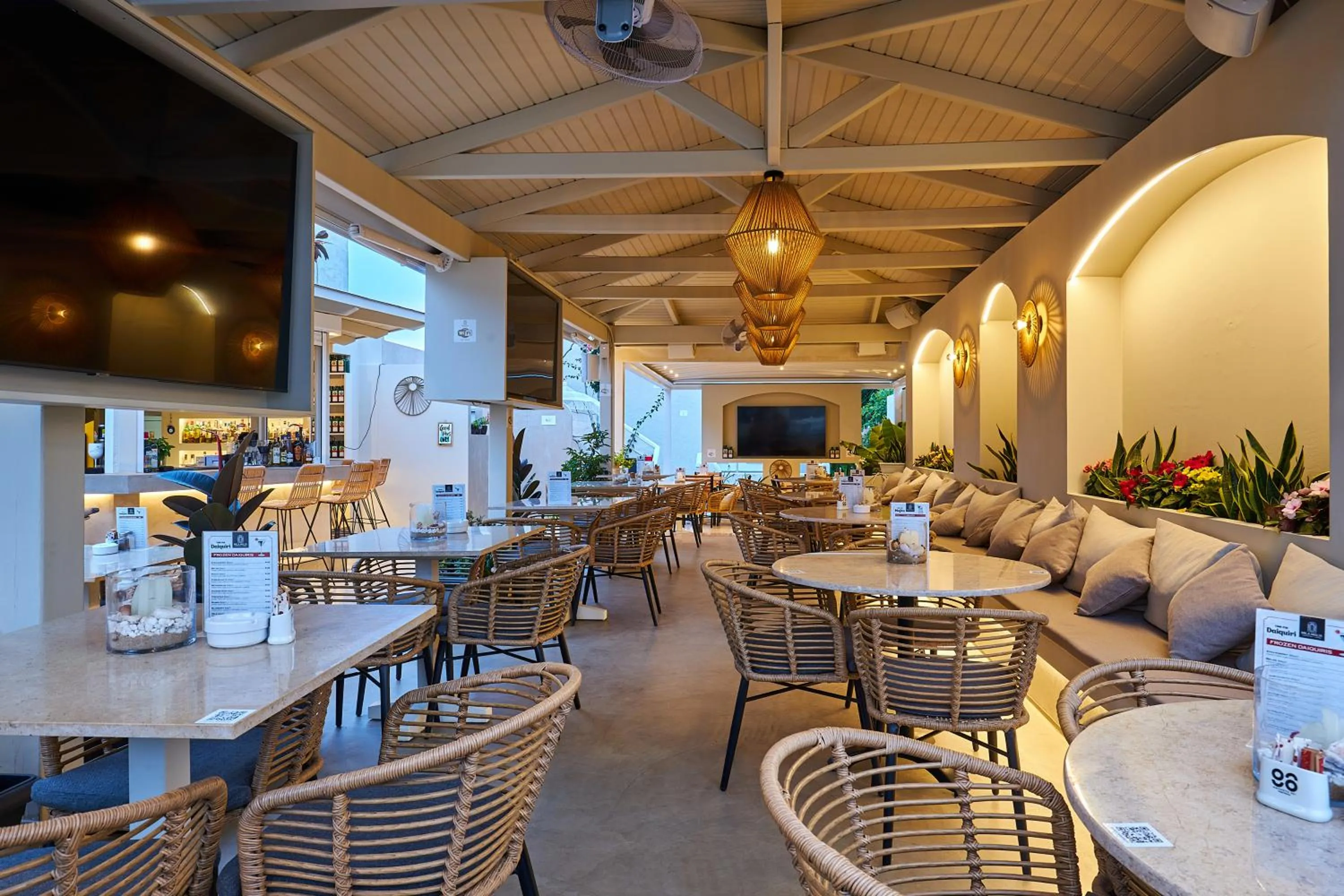 Lounge or bar in Mila Malia Studios Hotel