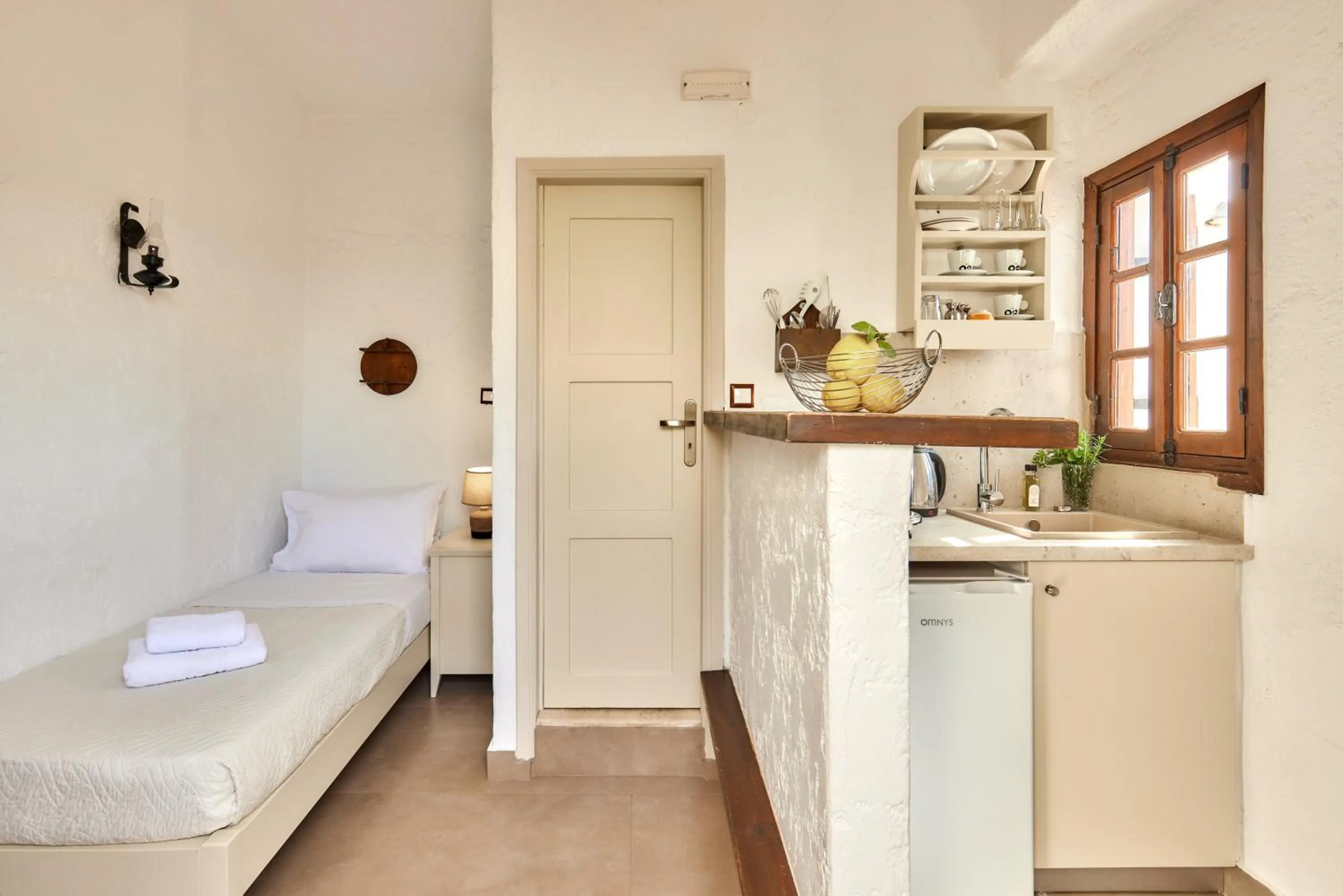 Bedroom in Mila Malia Studios Hotel