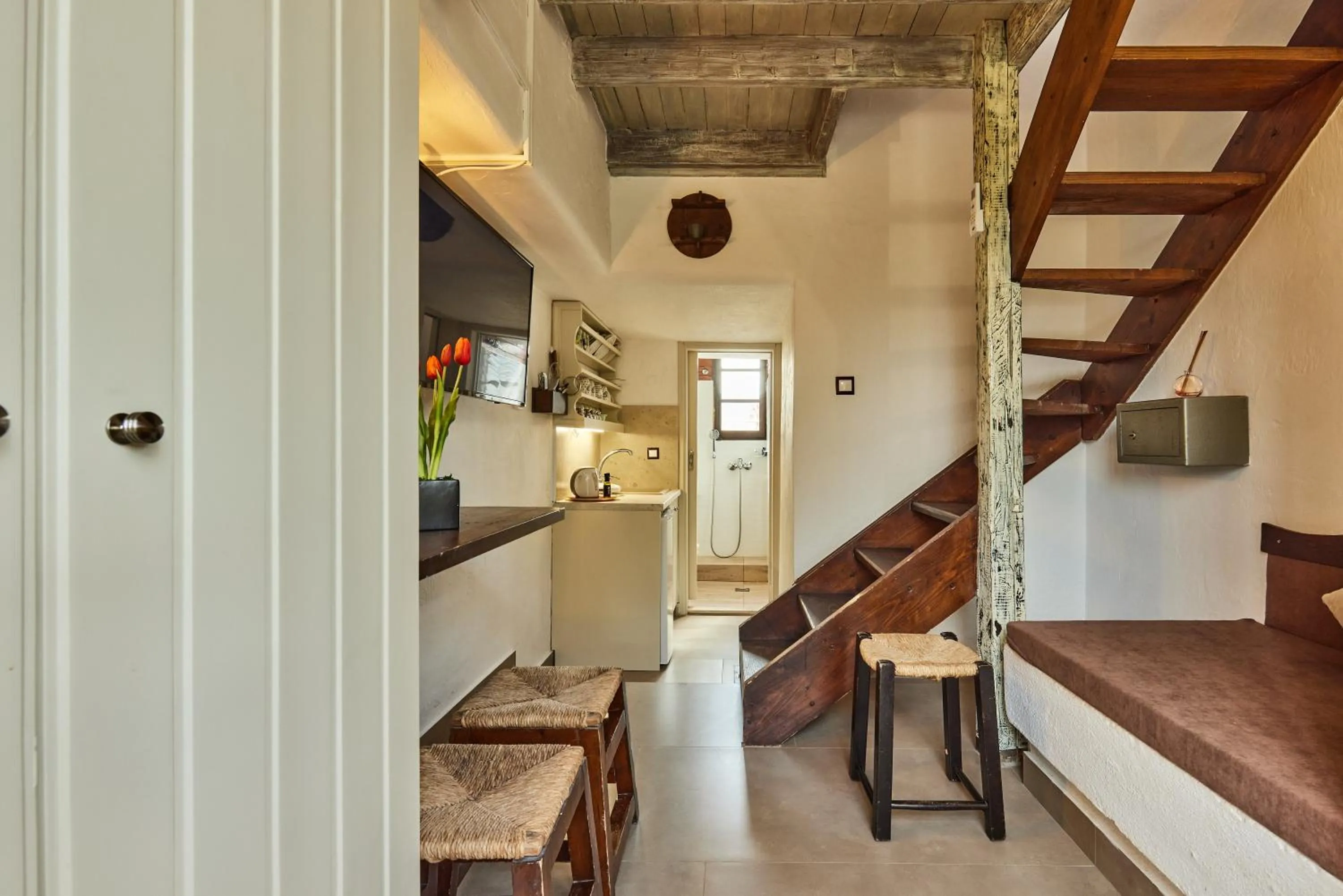 Living room in Mila Malia Studios Hotel