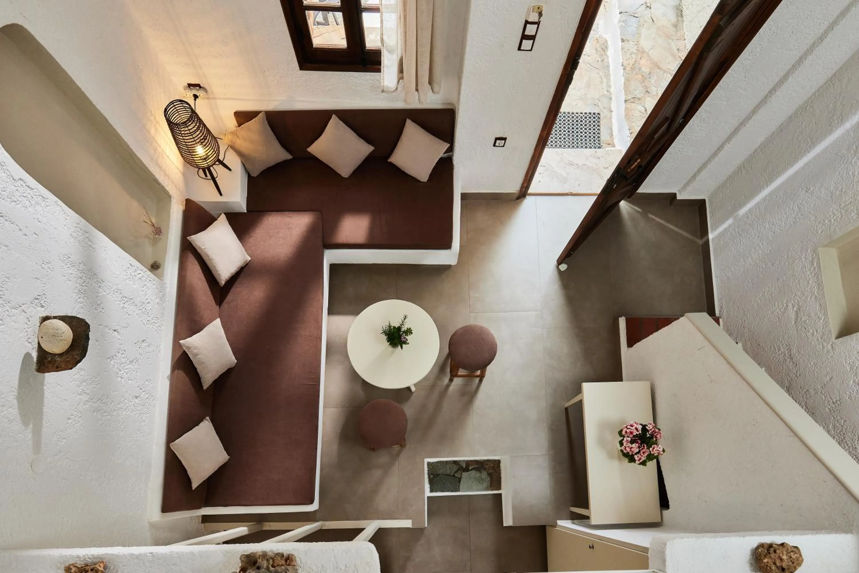 Living room in Mila Malia Studios Hotel