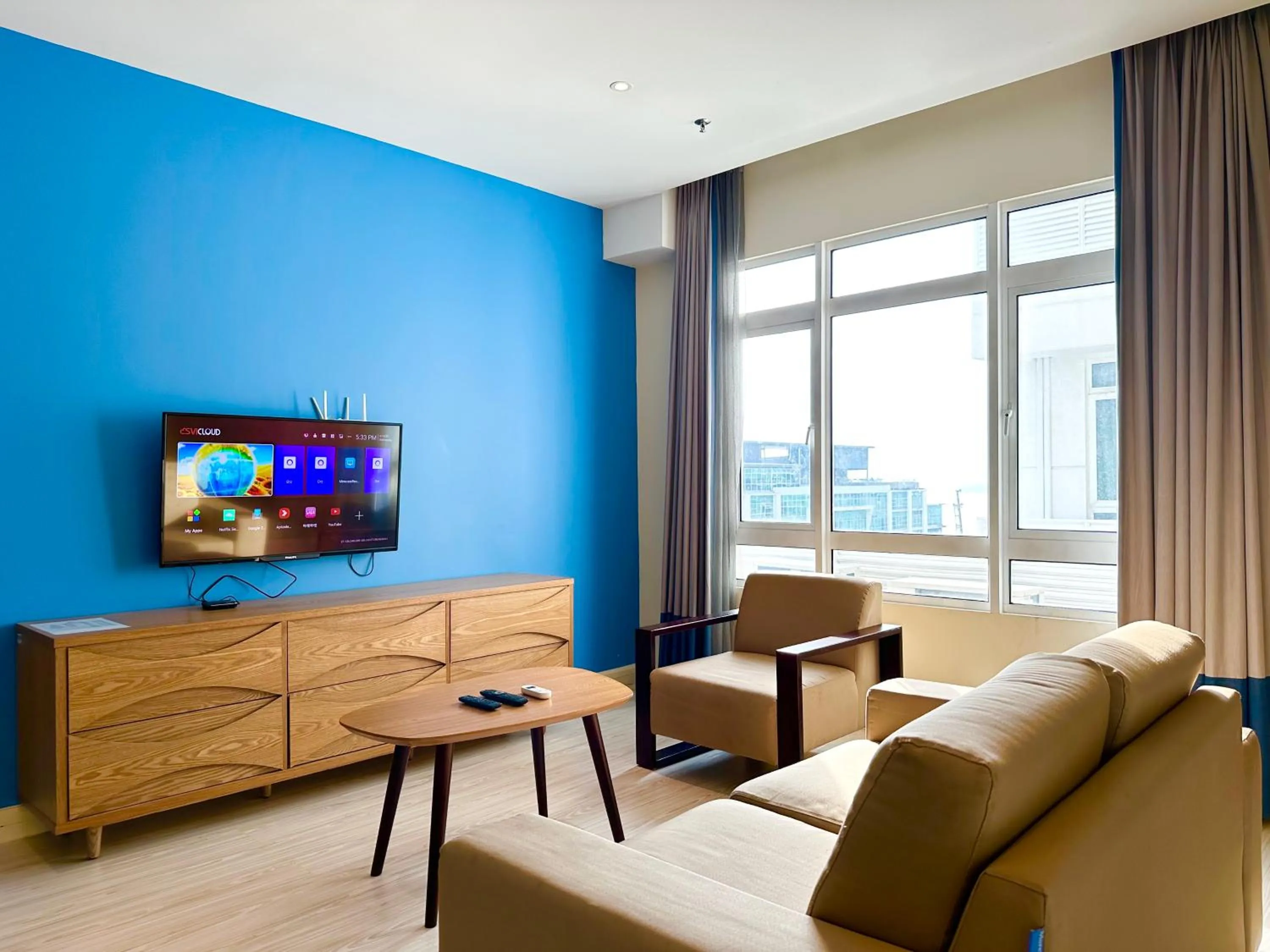 TV and multimedia in M Centro City Centre @ Gaya Street by Sunset Seaview Vacation Condos