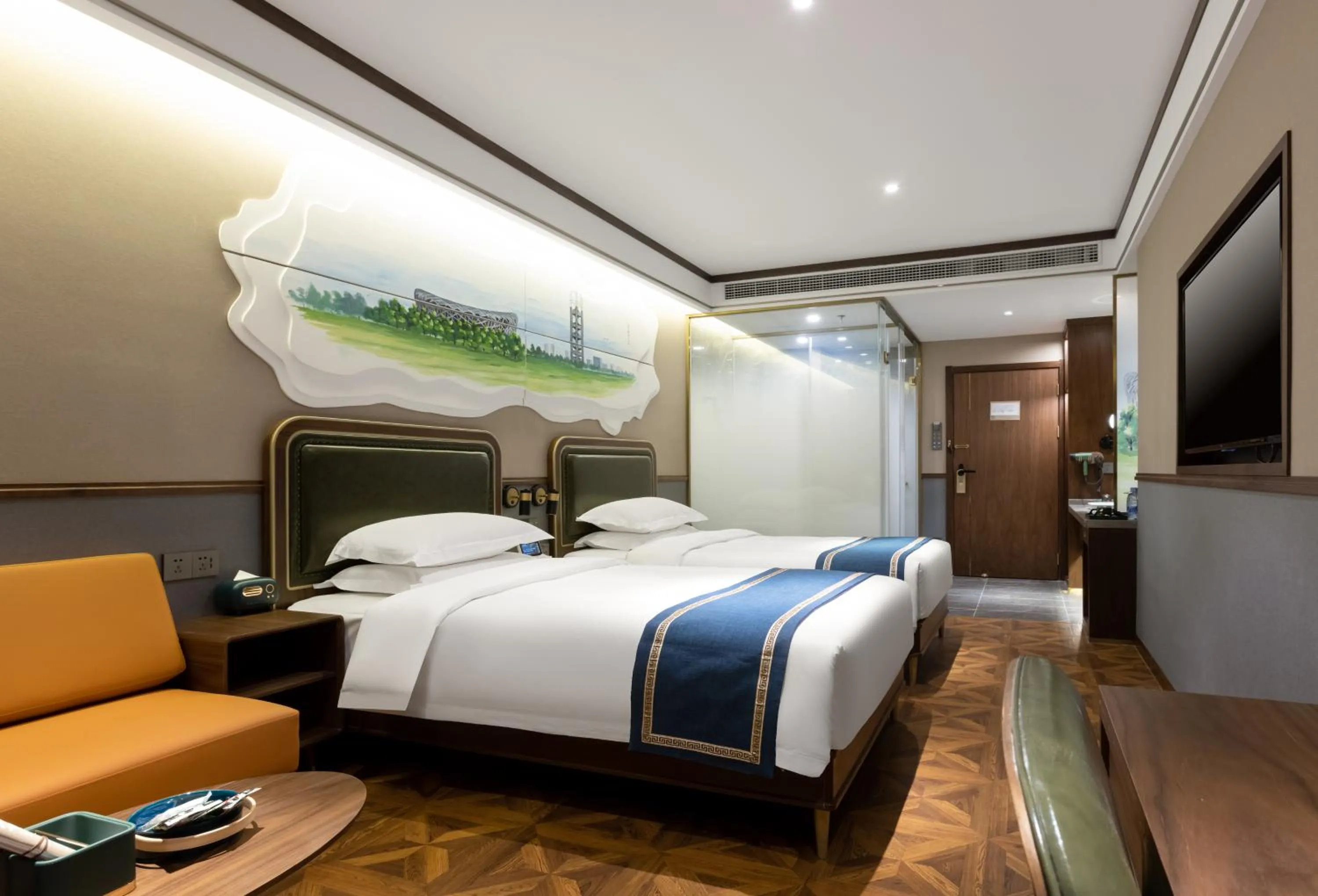 Photo of the whole room, Bed in Nostalgia S Hotel Beijing National Olympic Sports Center