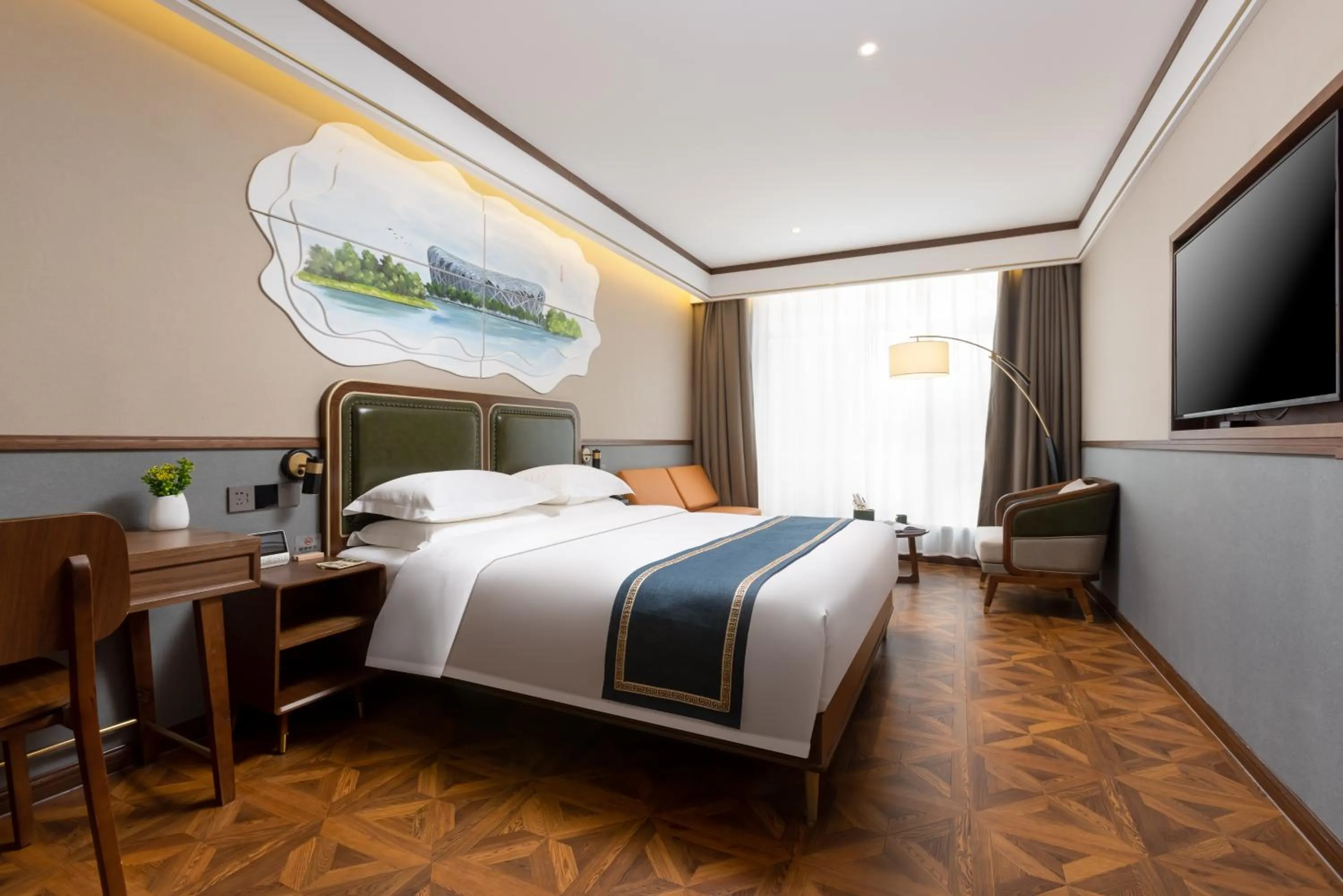 Photo of the whole room, Bed in Nostalgia S Hotel Beijing National Olympic Sports Center