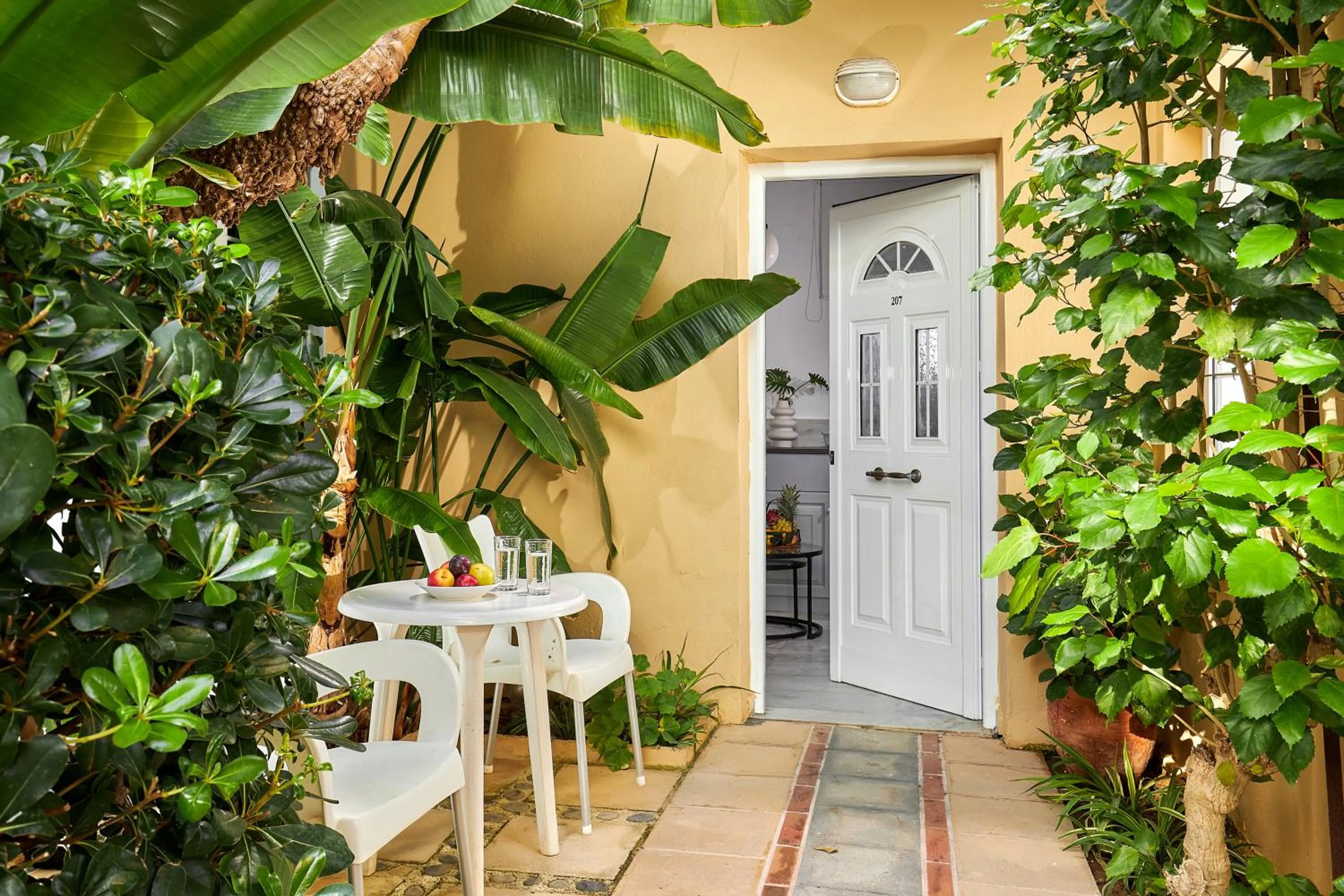 Patio in Futura Hotel