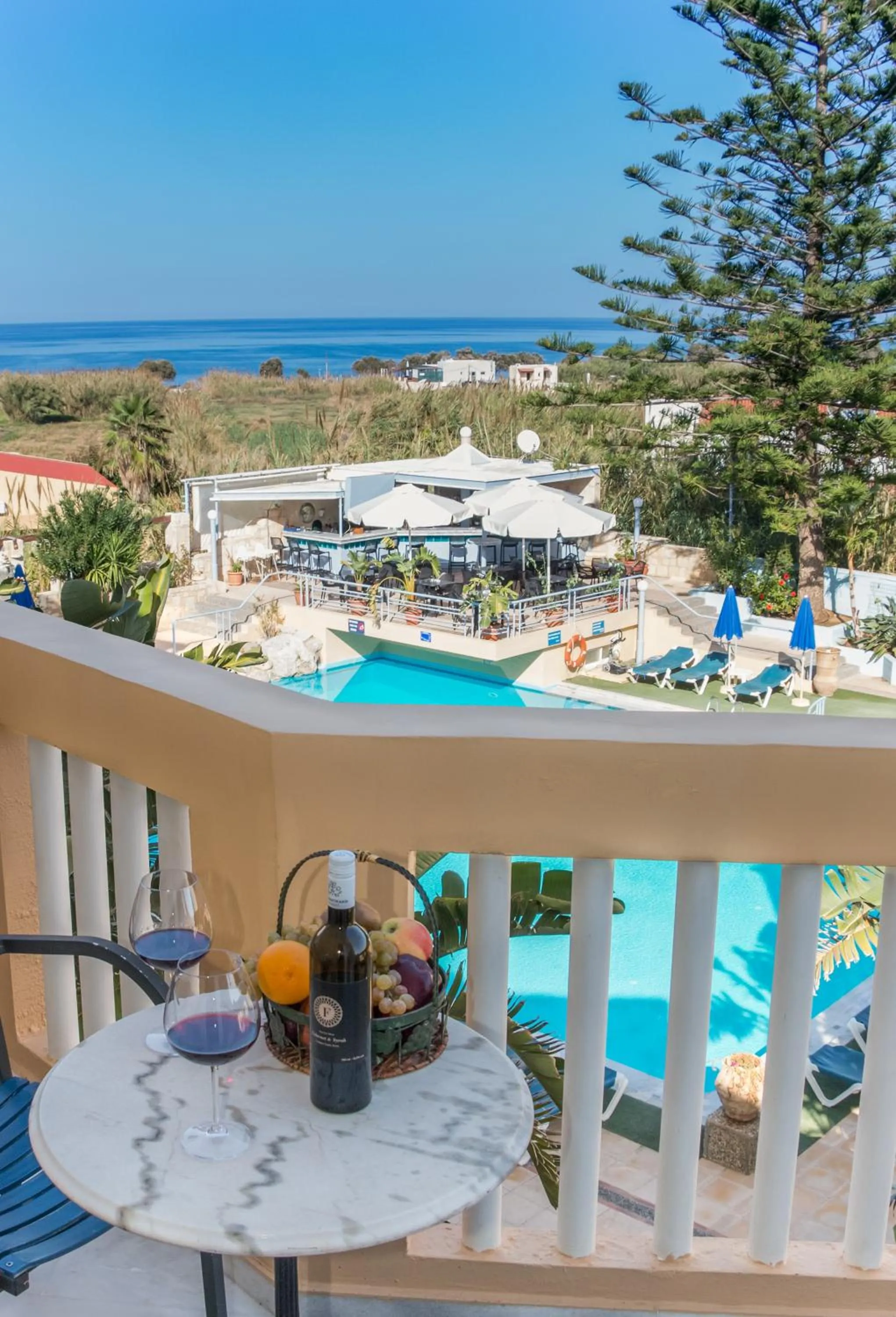 Balcony/Terrace in Futura Hotel