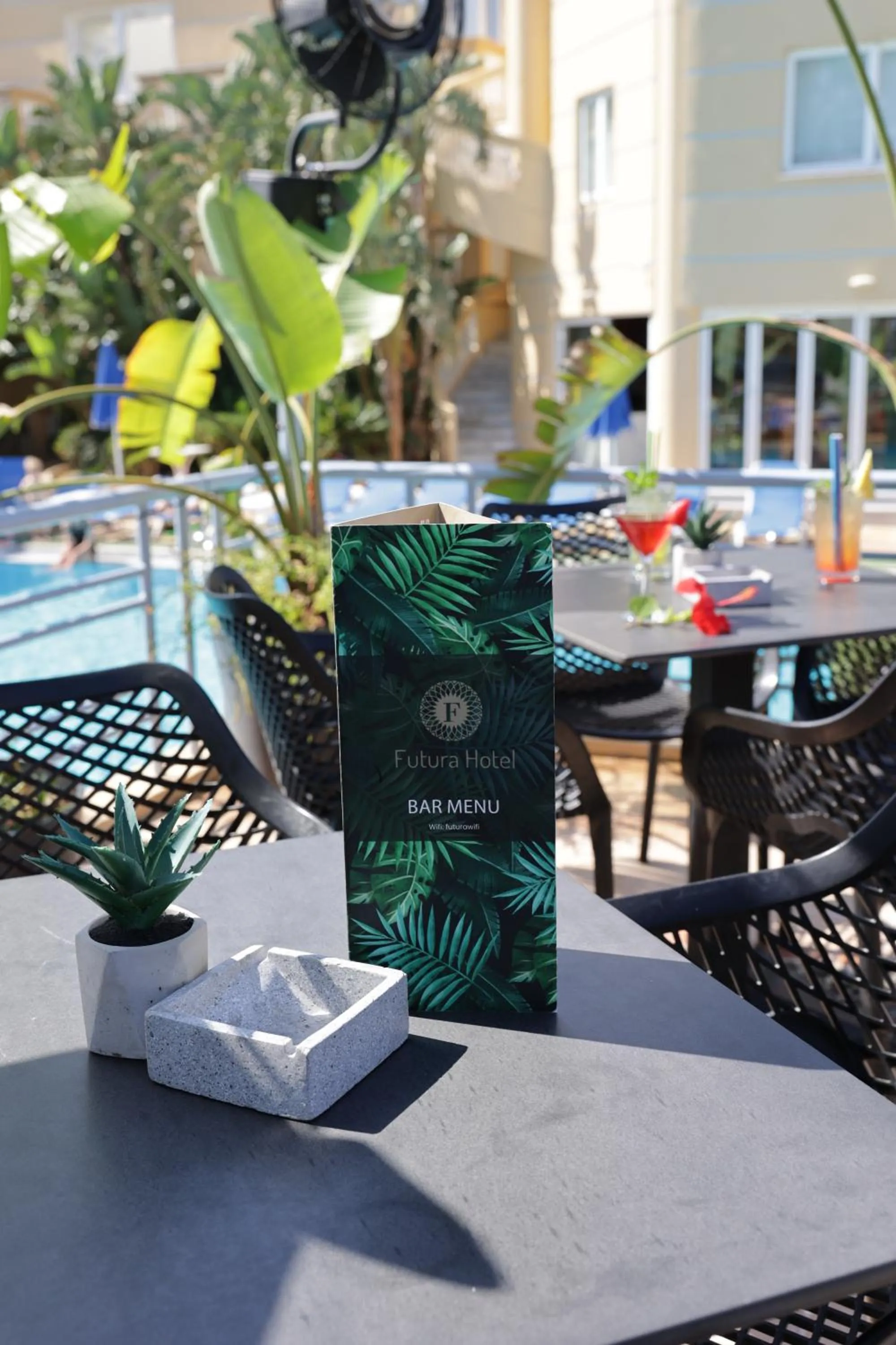 Drinks in Futura Hotel